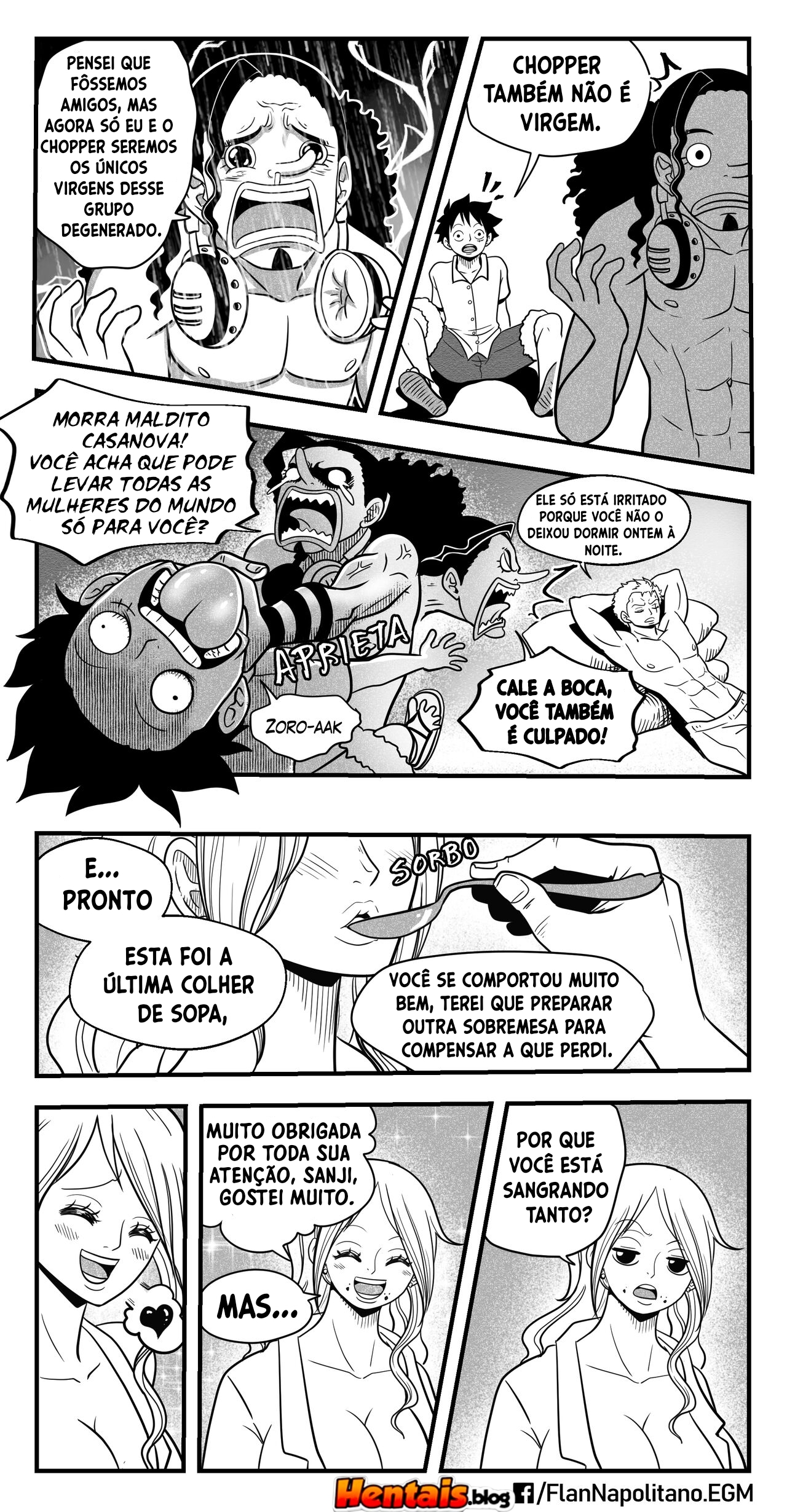 One Piece HQ Hentai: Flan Napolitan Cap.04 - Página 26