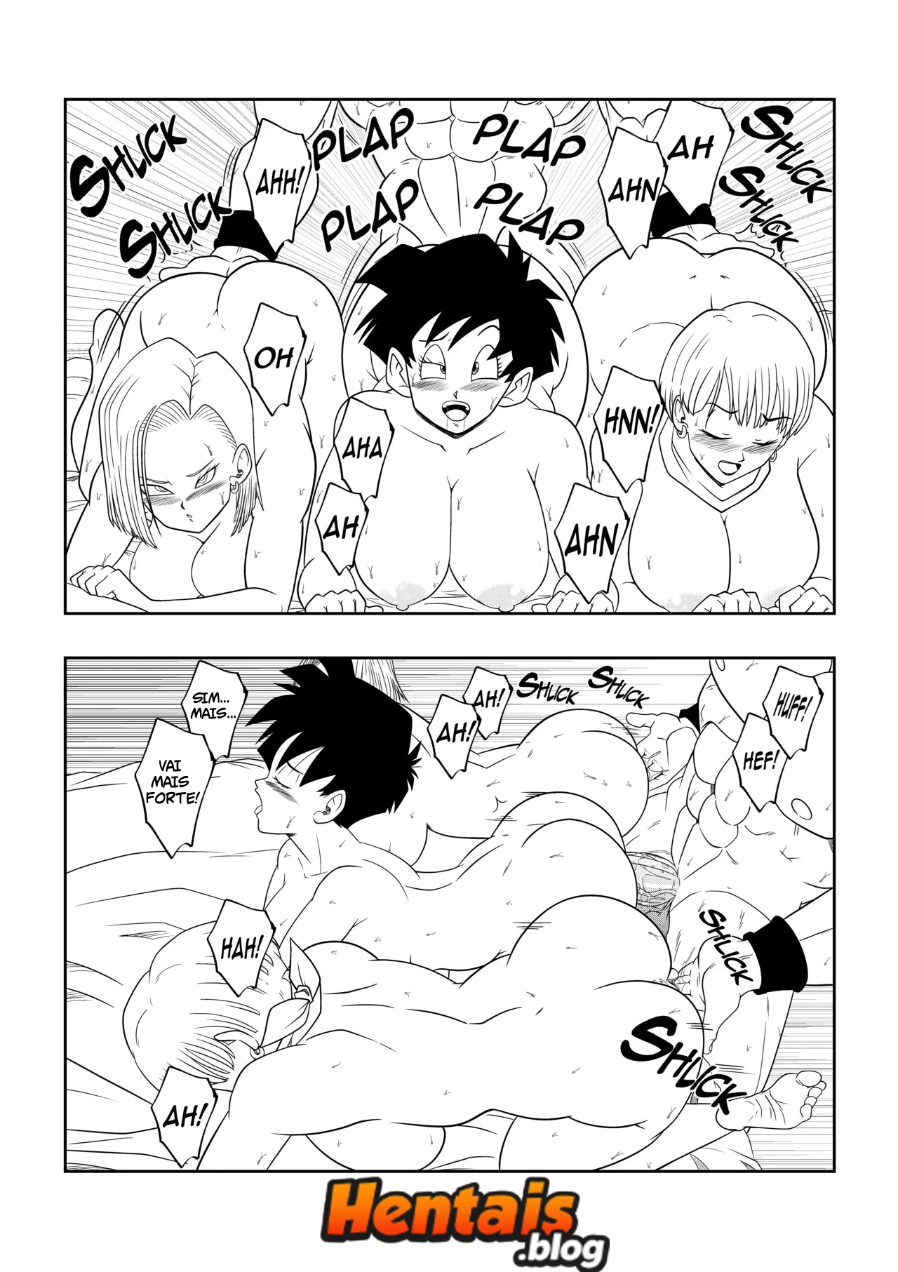 Dragon Ball HQ Porno: Entre As Sombras do Palácio Cap.03 - Página 27