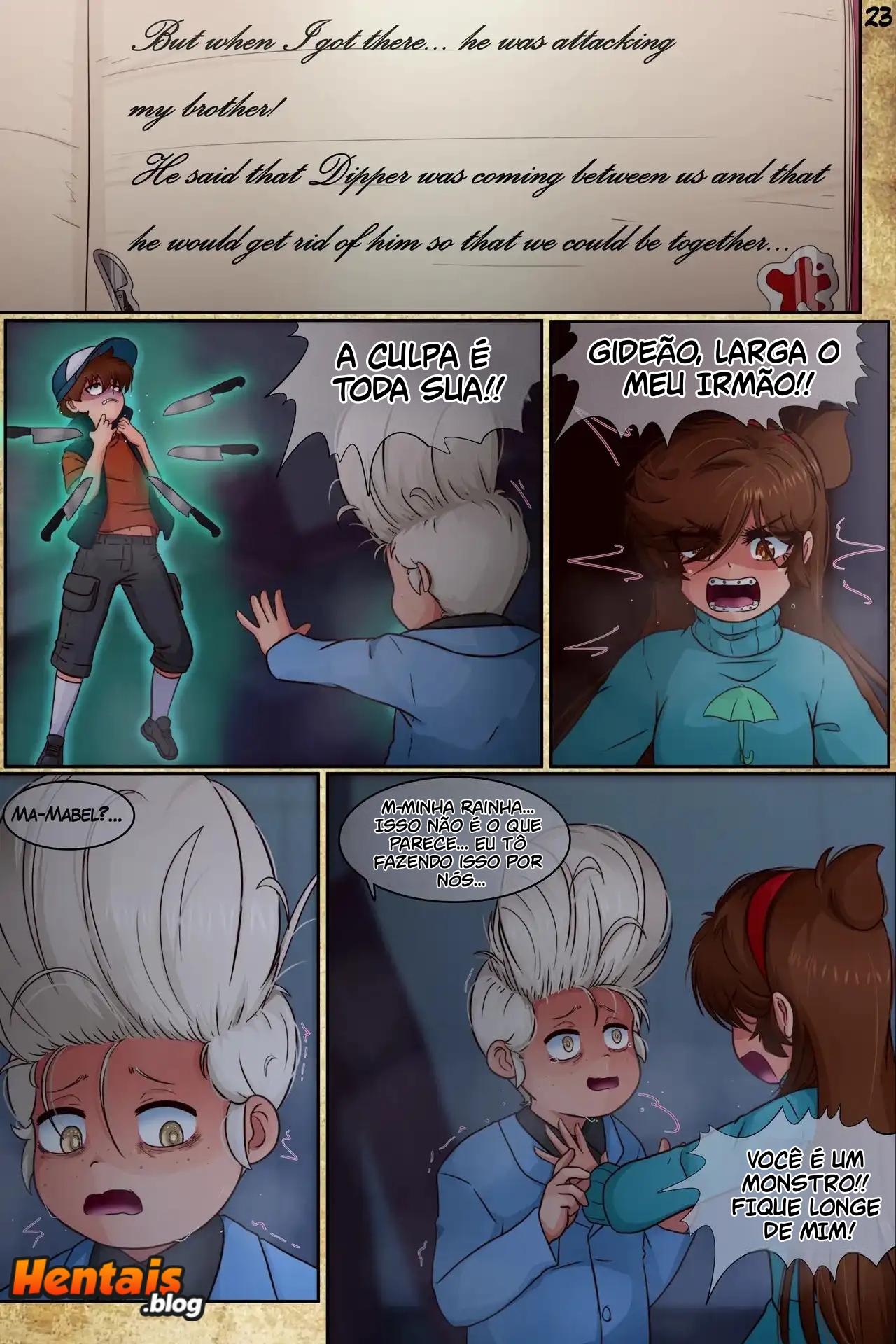 Gravity Falls Hentai: Gravity Fake Cap.03 - Página 27