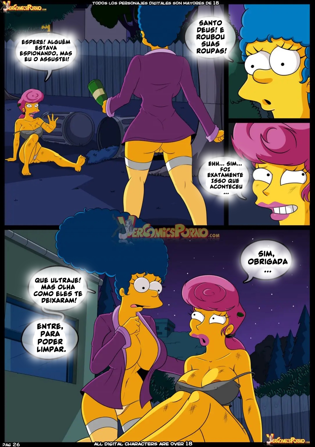Os Simpsons Porno: Velhos Costumes VL.09 - Página 27