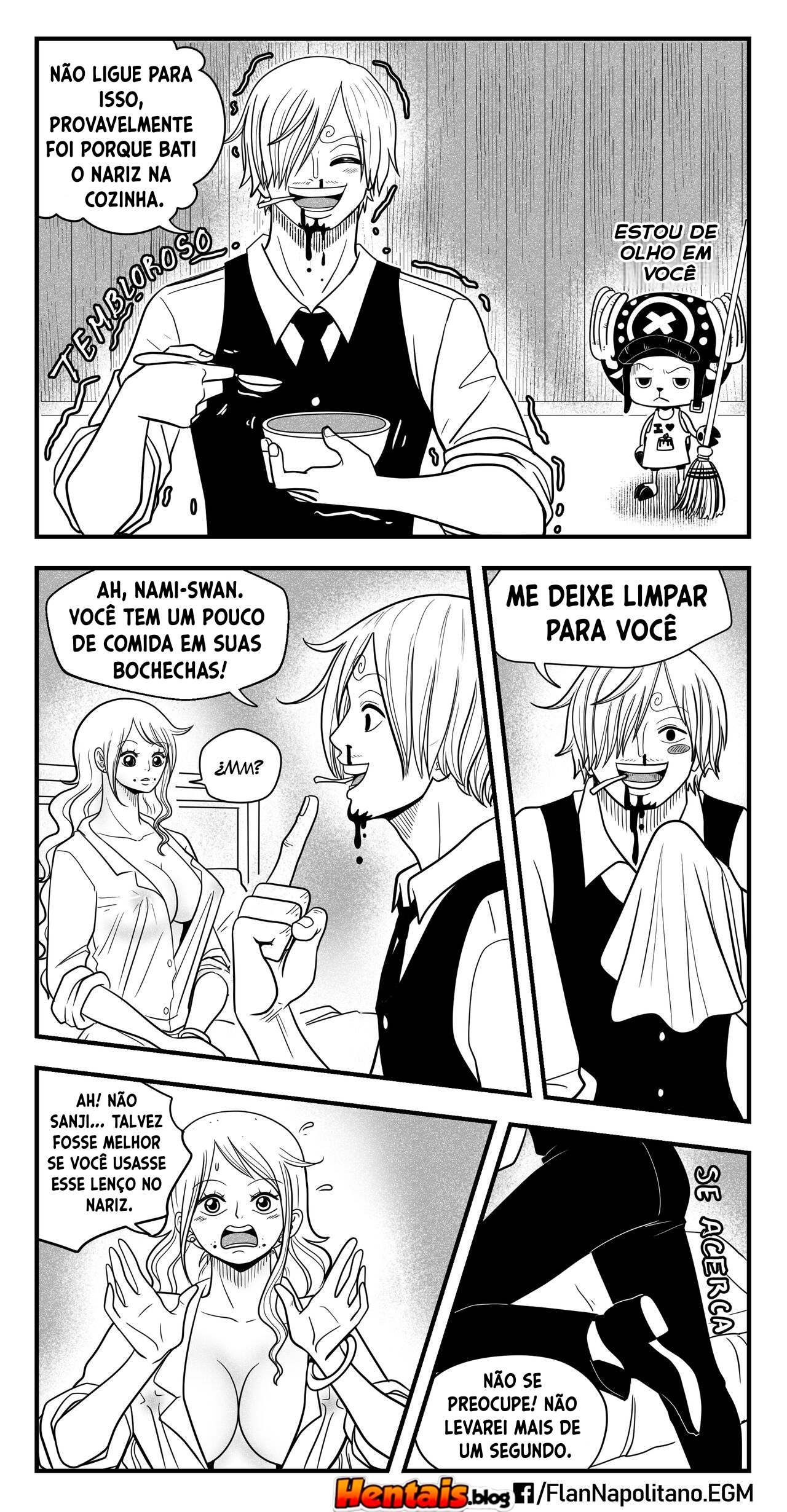 One Piece HQ Hentai: Flan Napolitan Cap.04 - Página 27