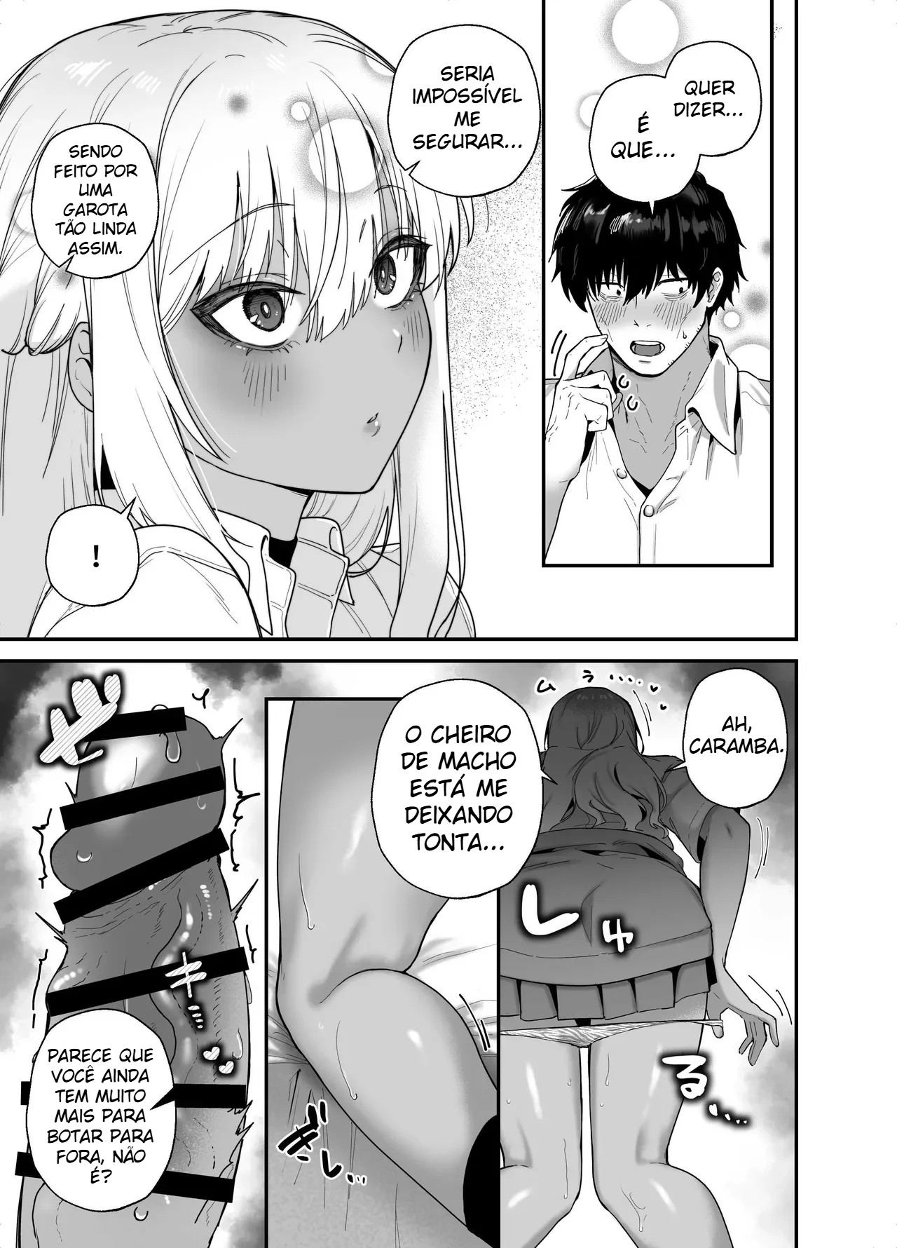 Retribuição da Gyaru: O Trabalhador Que Salvou Uma Gyaru Peituda de Um Rebelde E Acabou Tendo Um Romance Puro Com Ela - Página 28