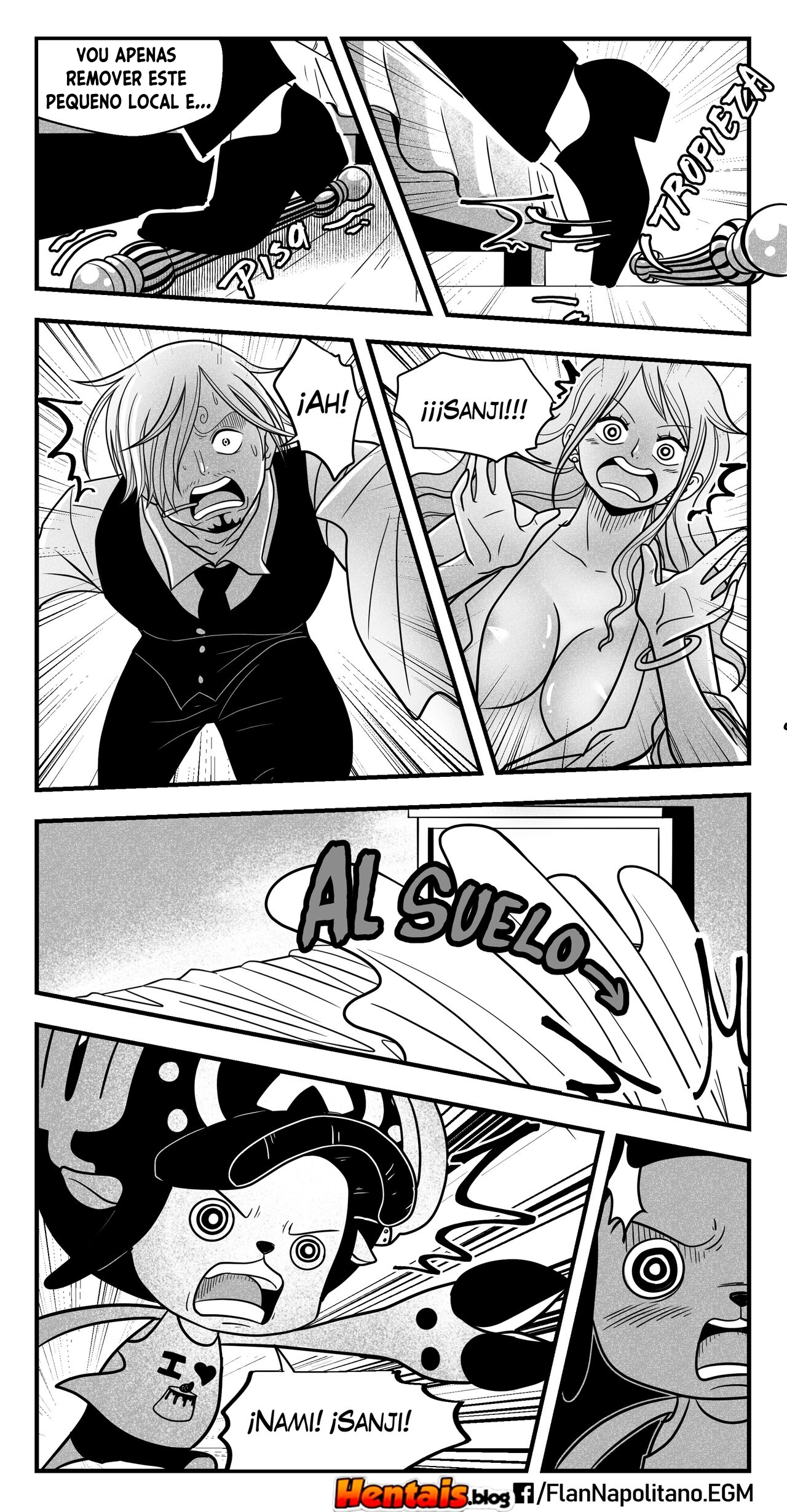 One Piece HQ Hentai: Flan Napolitan Cap.04 - Página 28