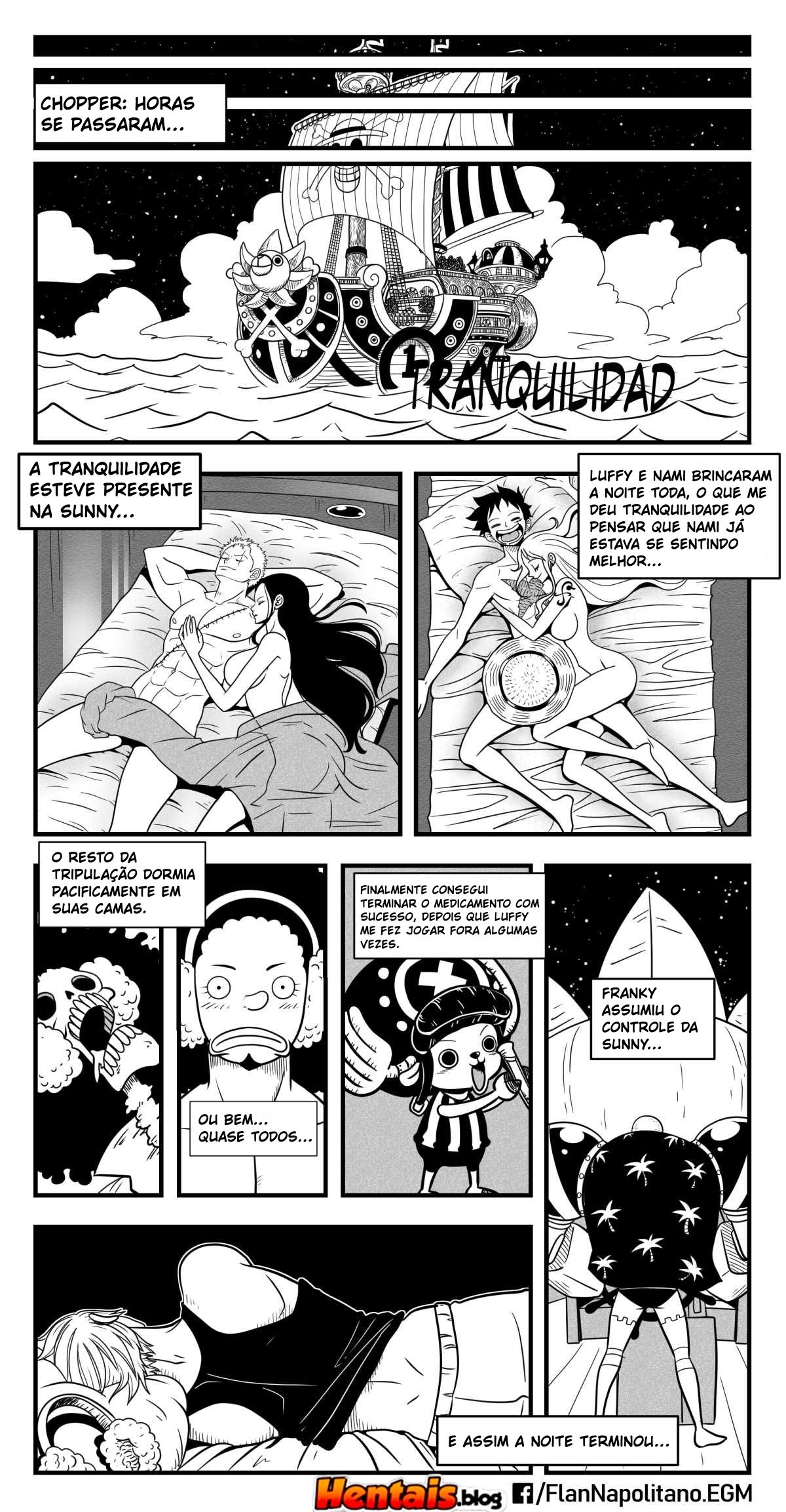 One Piece HQ Hentai: Flan Napolitan Cap.03 - Página 28
