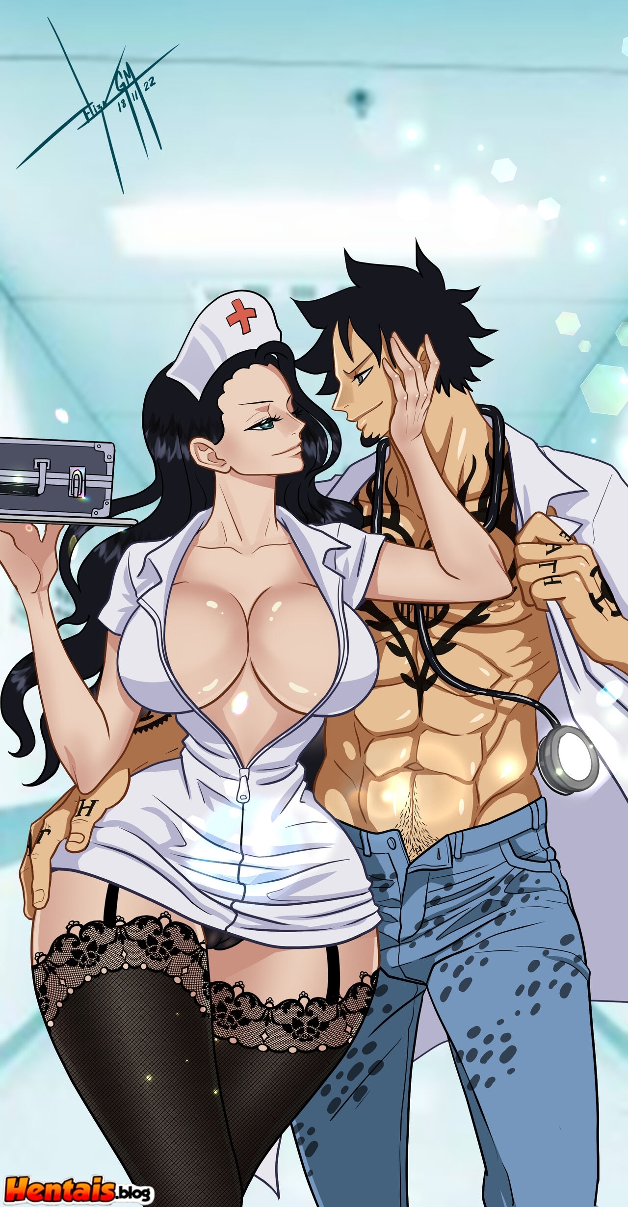 One Piece HQ Hentai: Flan Napolitan Cap.08 - Página 28