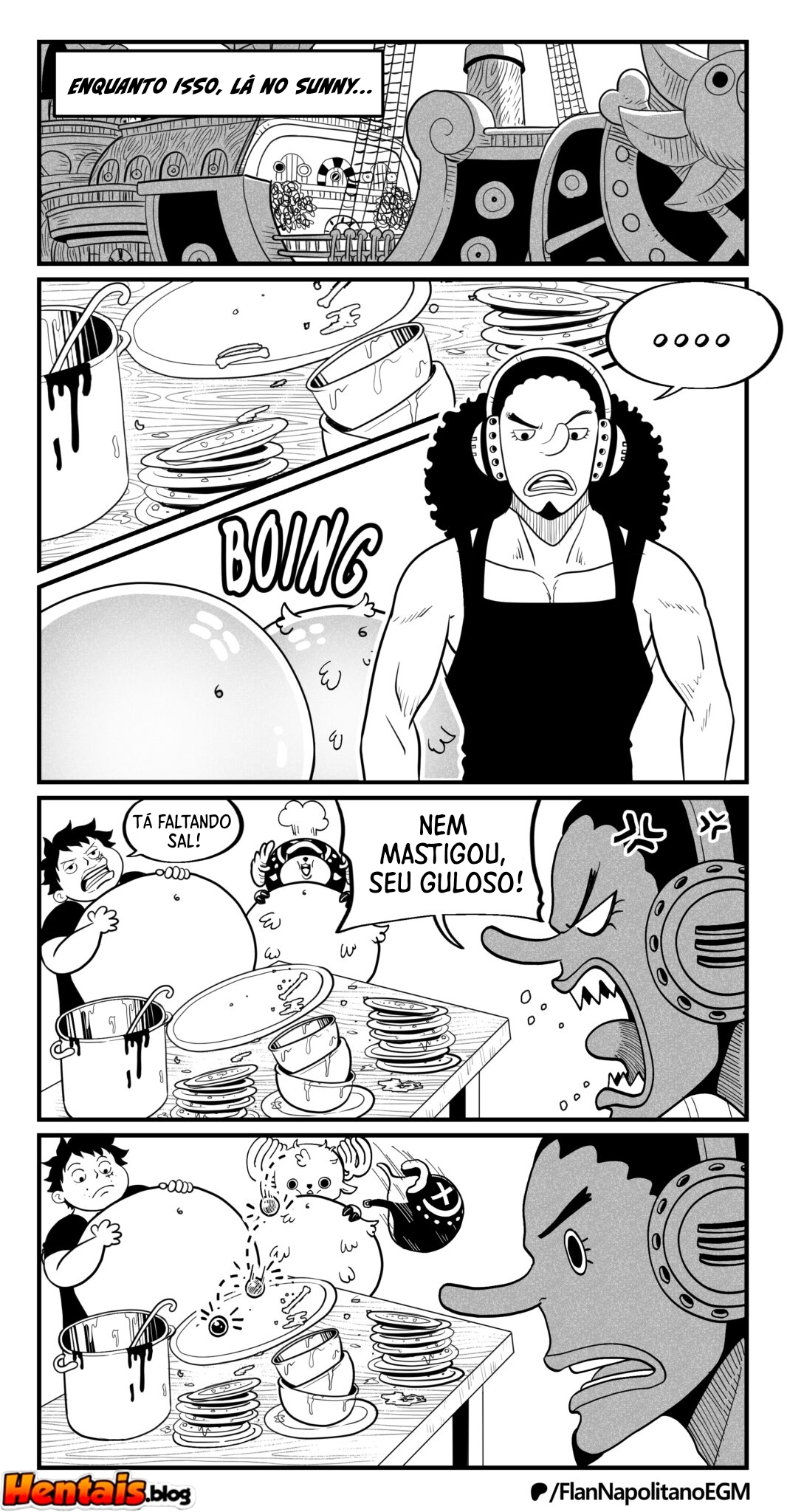 One Piece HQ Hentai: Flan Napolitan Cap.11 - Página 28