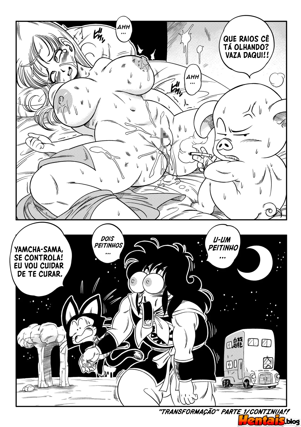Dragon ball HQ Hentai: Bulma x Oolong - Página 29