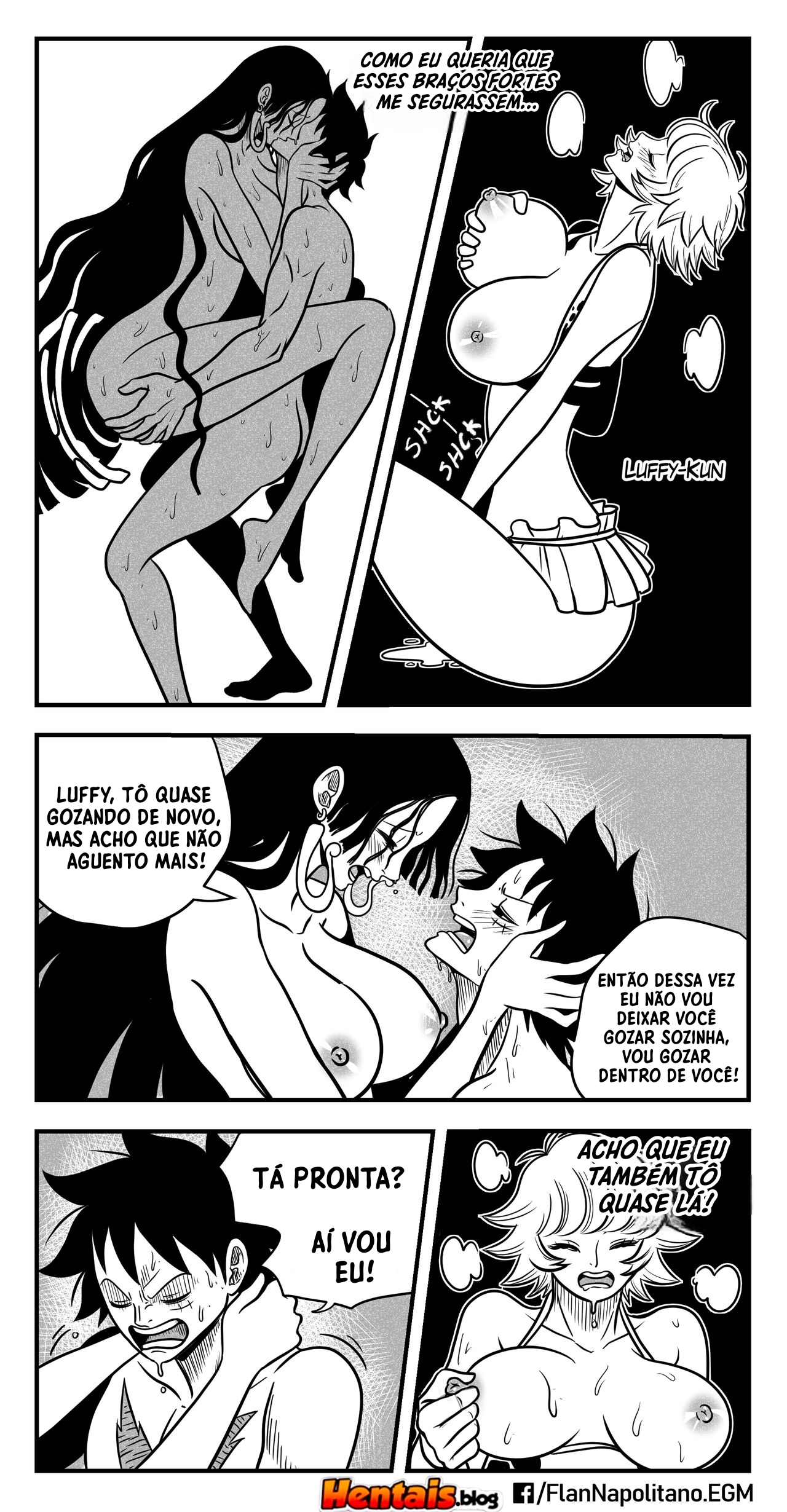 One Piece Porno: Especial Hancock x Luffy VL.02 - Página 29