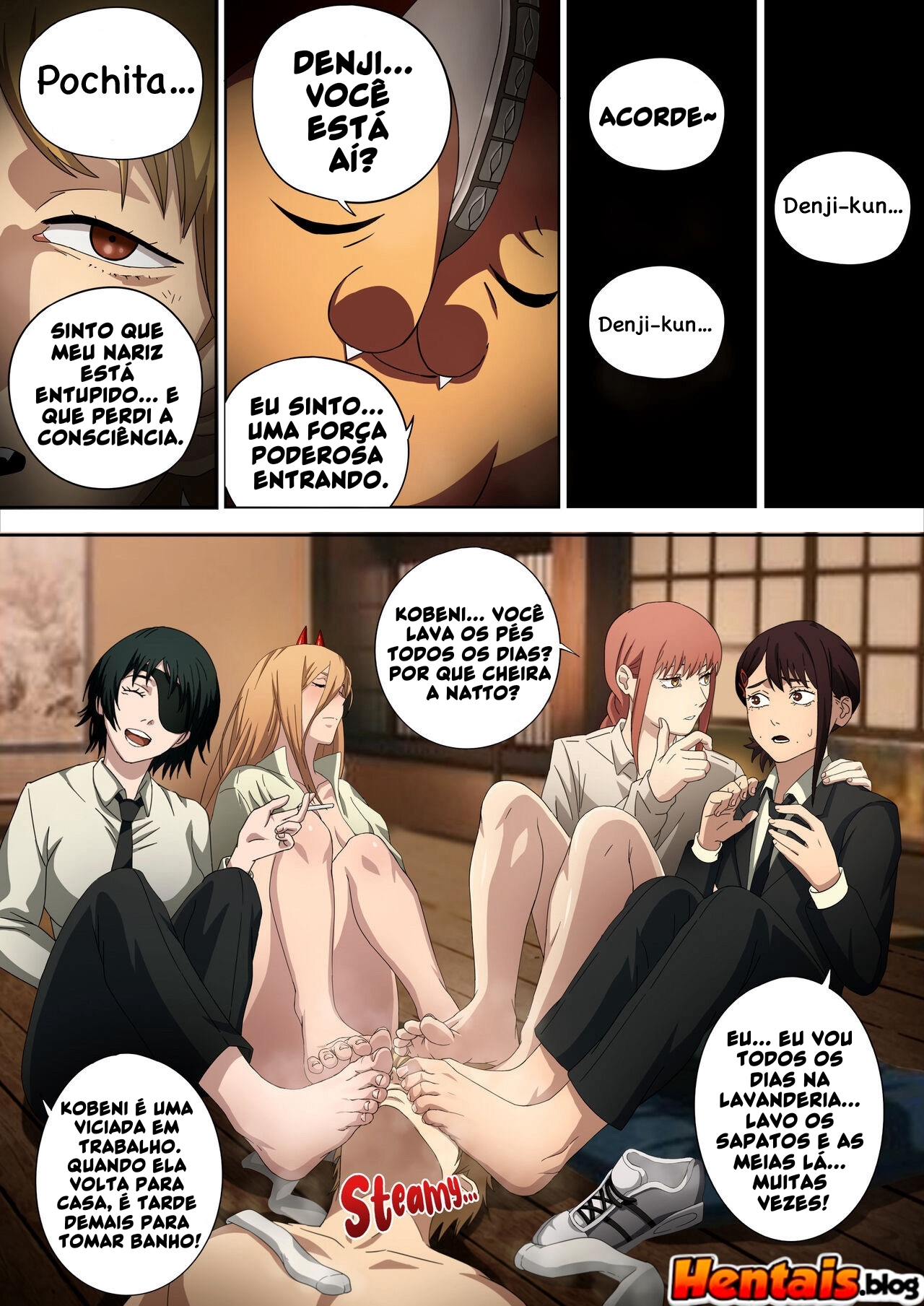 Chainsaw Man HQ Hentai: Fetiche Por Pés - Página 29