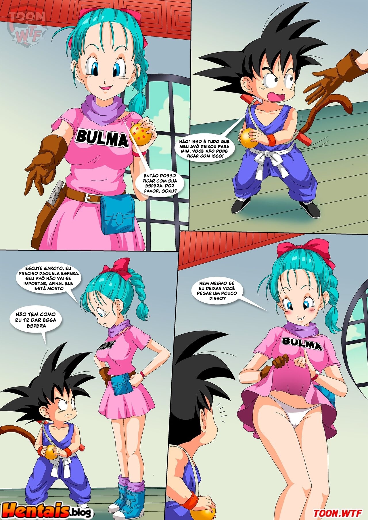 Dragon Ball Hentai: Tire as Mãos das Esferas do Dragão - Página 3