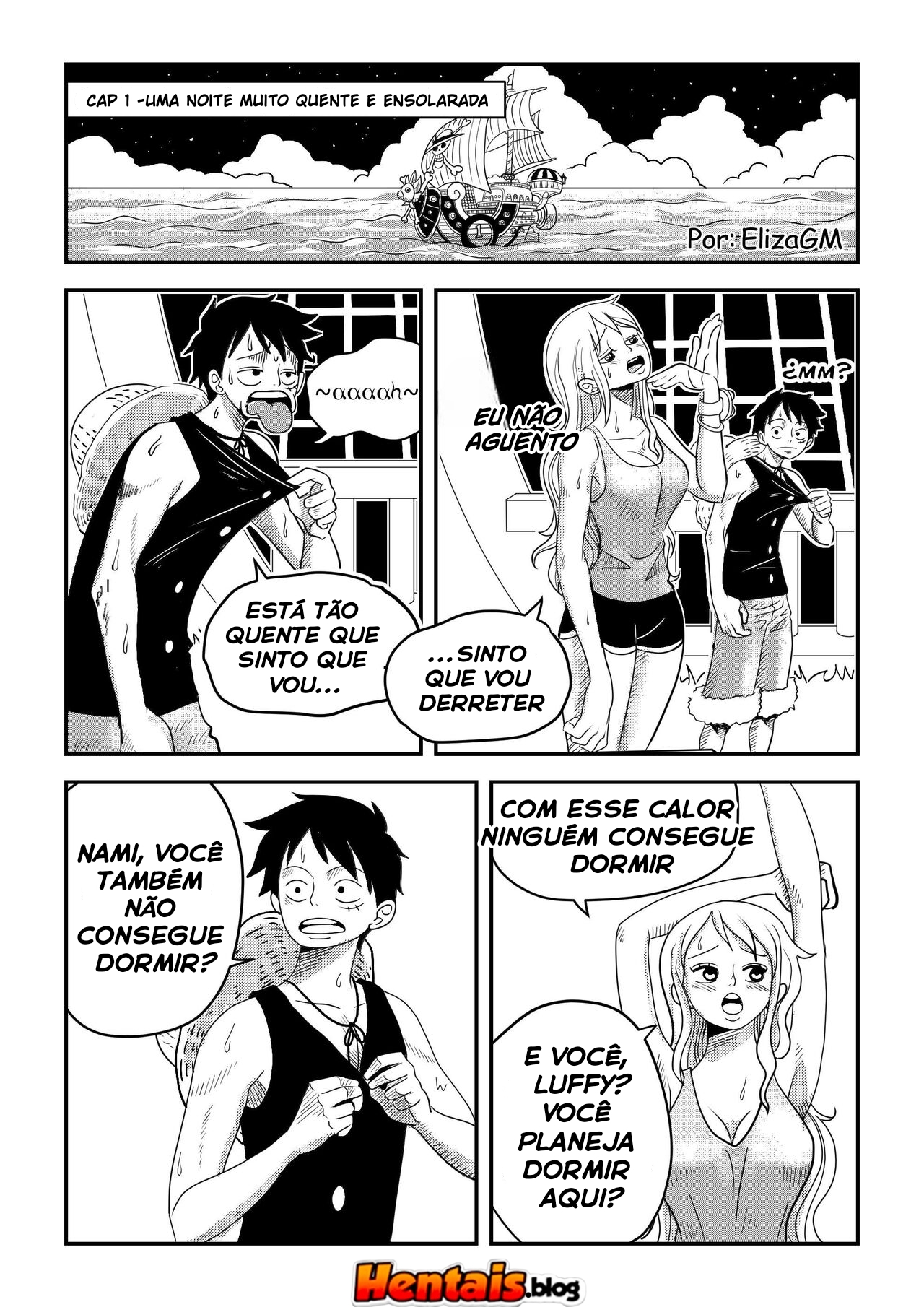 One Piece HQ Hentai: Flan Napolitan Cap.01 - Página 3