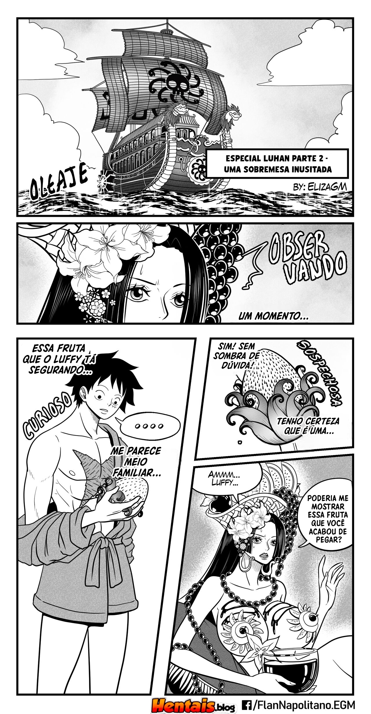 One Piece Porno: Especial Hancock x Luffy VL.02 - Página 3
