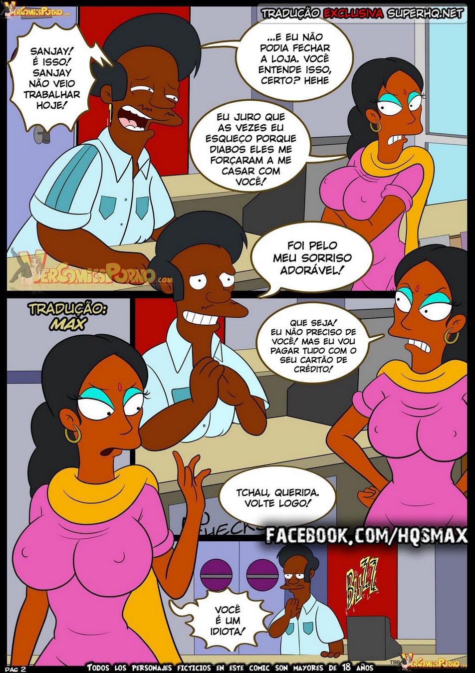 Os Simpsons QD Porno: Velhos Costumes Cap.07 - Página 3