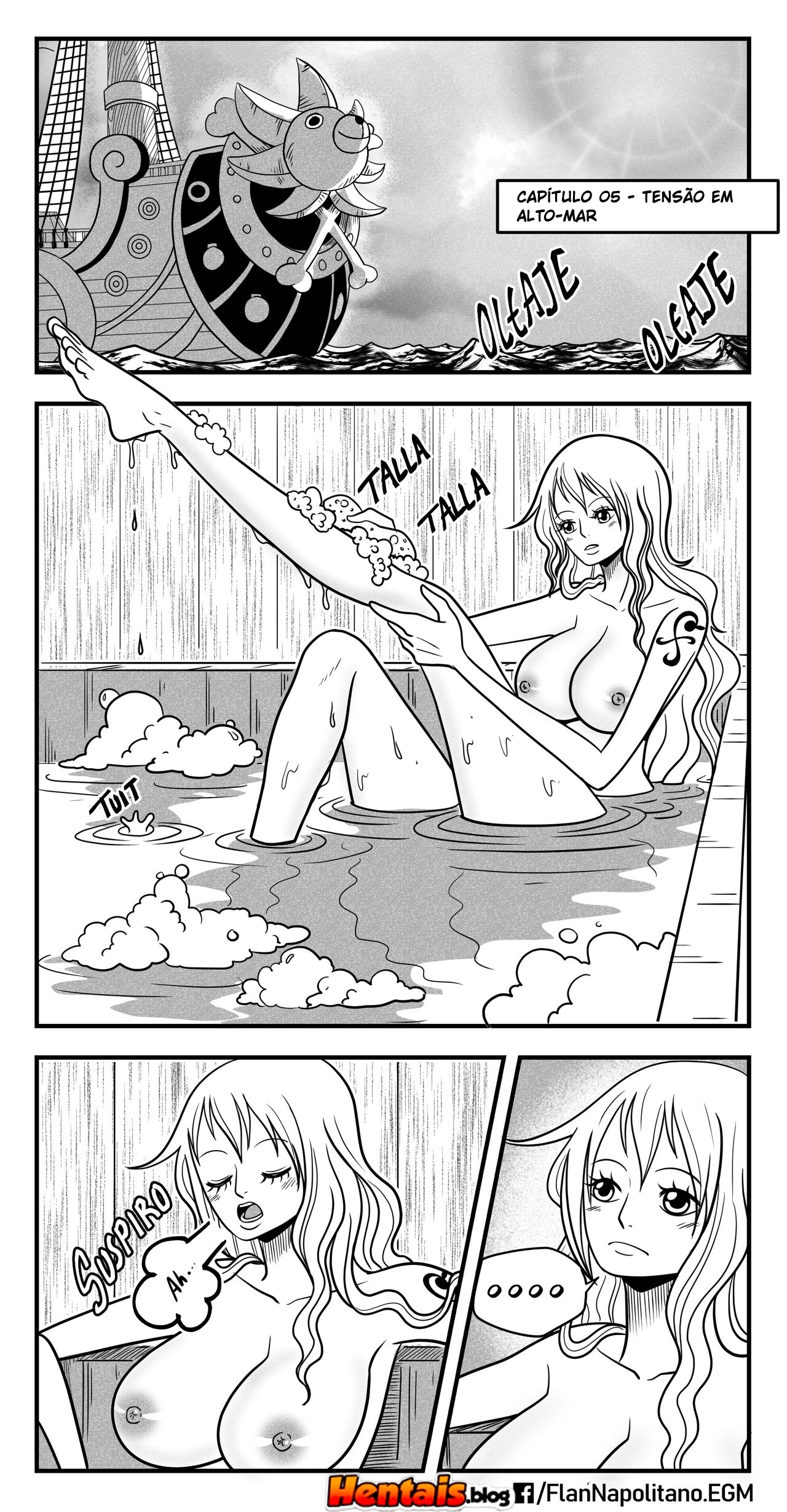 One Piece HQ Hentai: Flan Napolitan Cap.05 - Página 3
