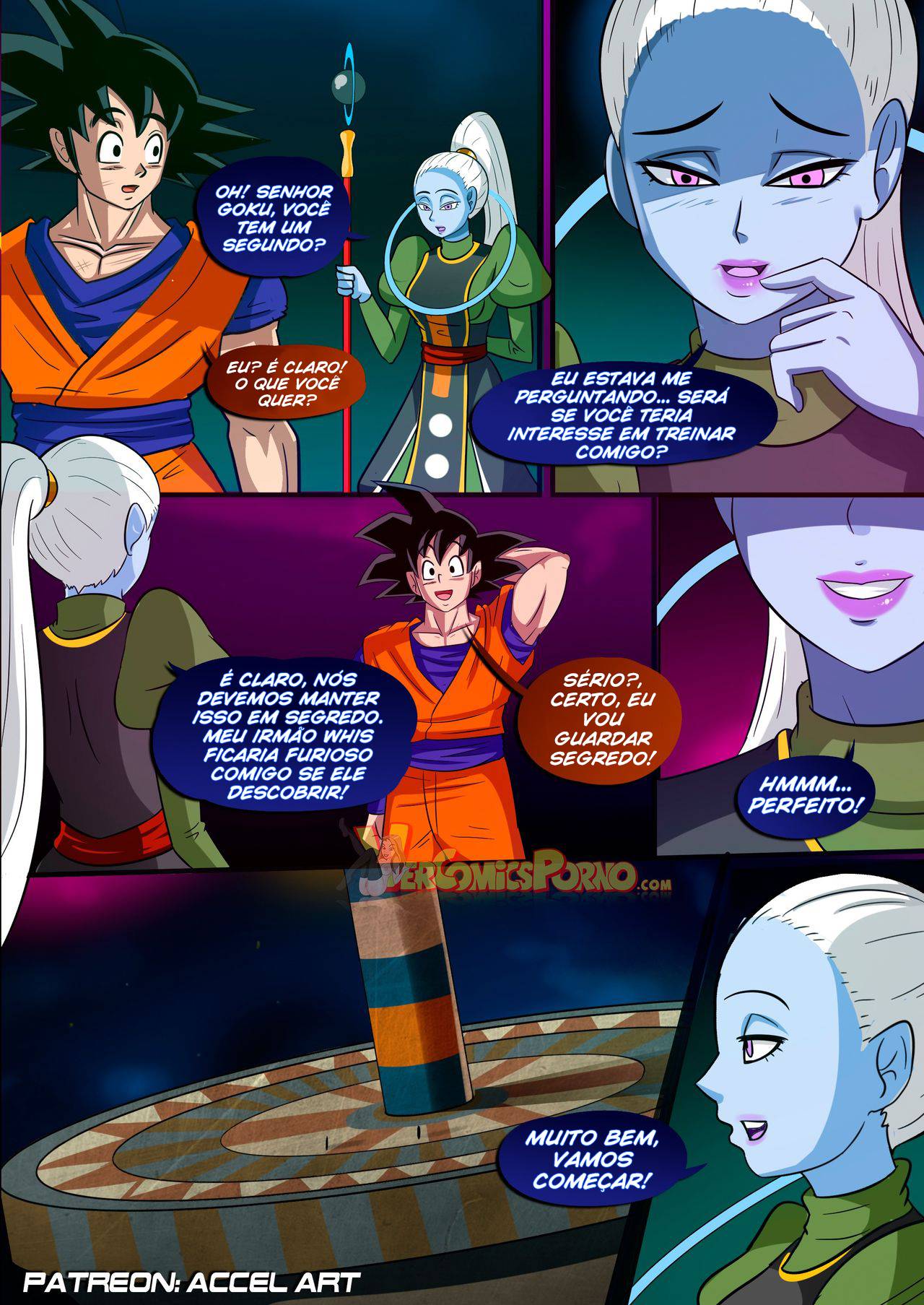 Dragon Ball Porno: Treinamento Especial Para Goku - Página 3