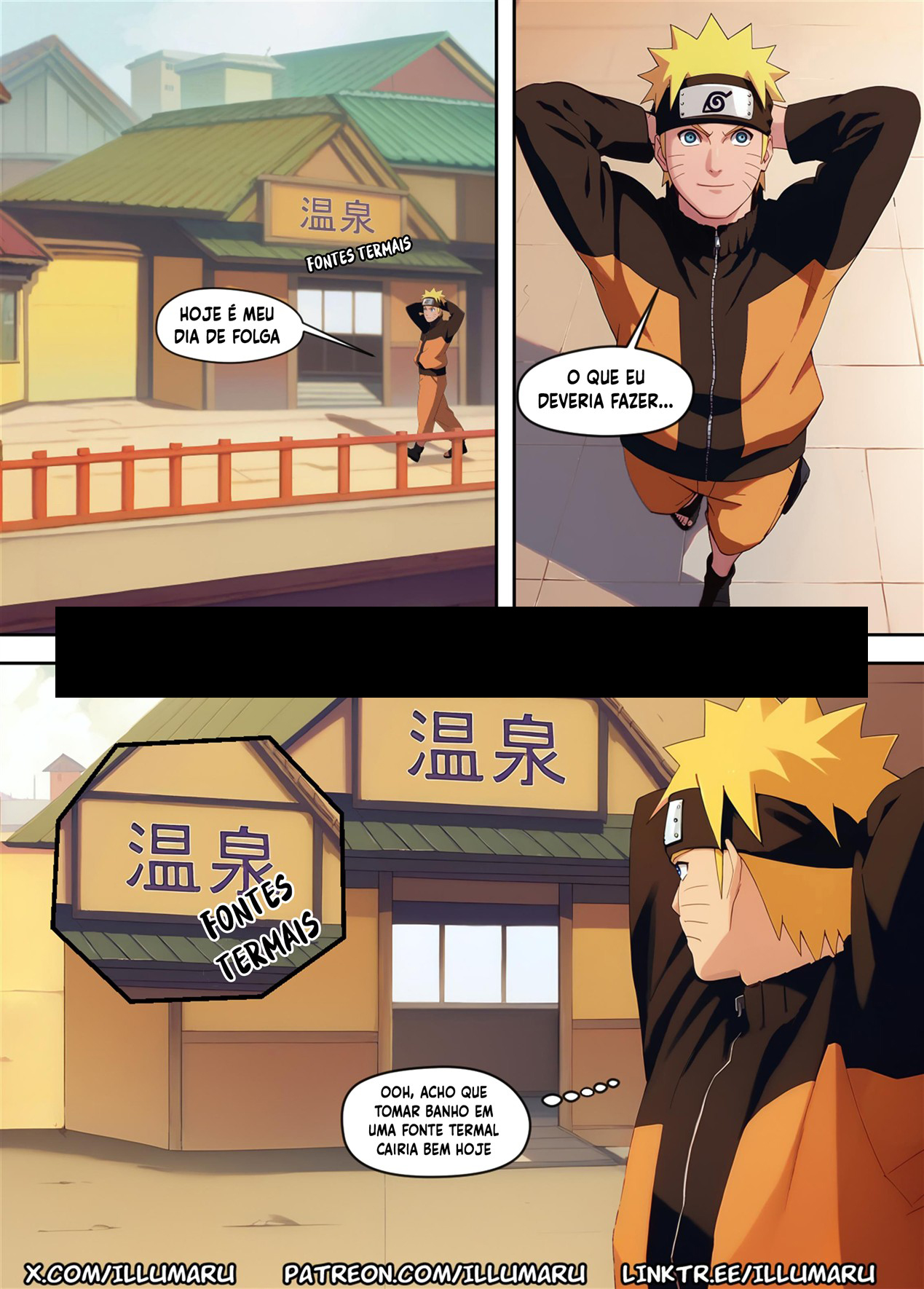 Tsunade Hentai: Sexo Quente Nas Fontes Termais - Página 3