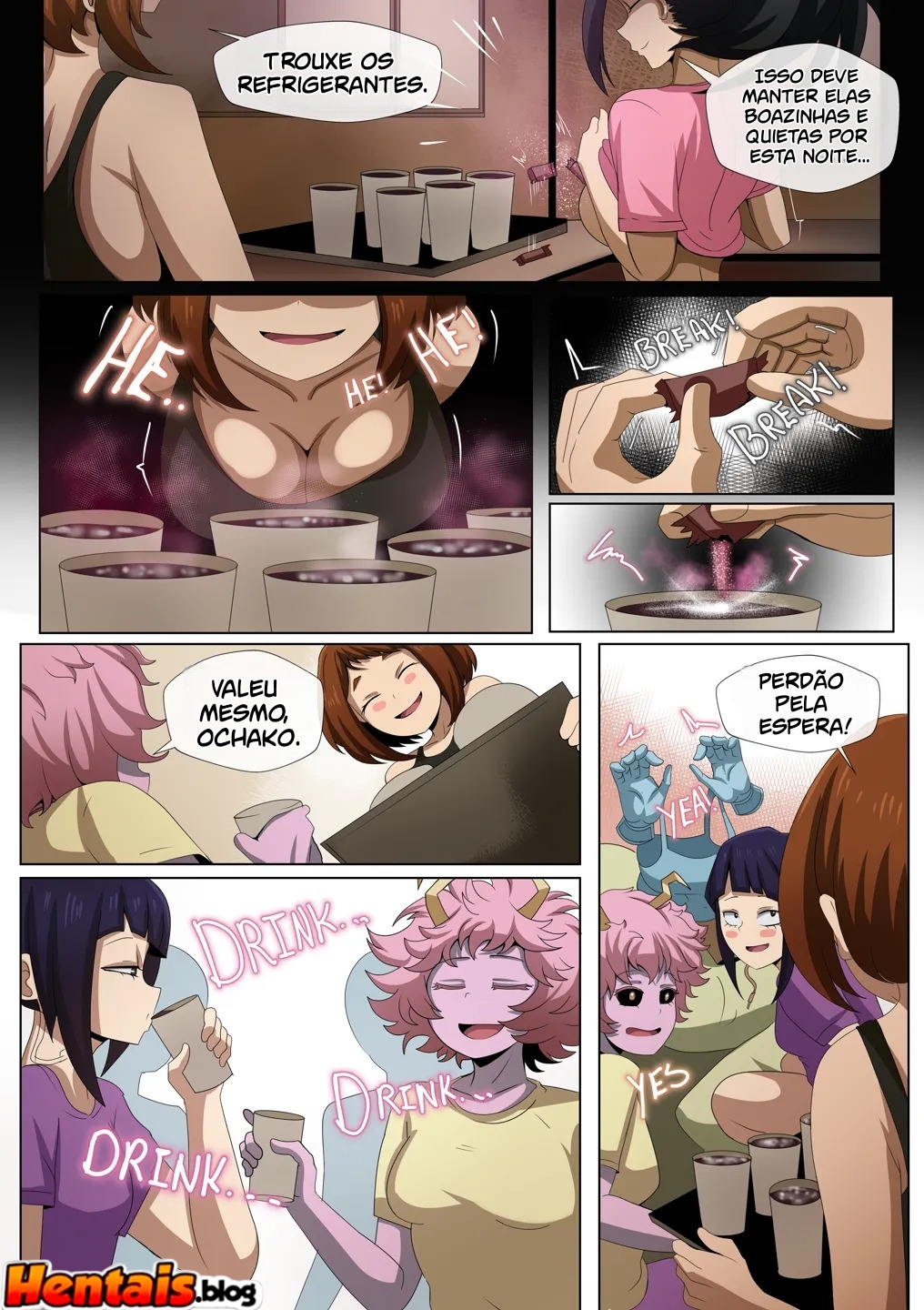 Boku No Hero Hentai: Corrupção de Heroína VL.3 - Página 3