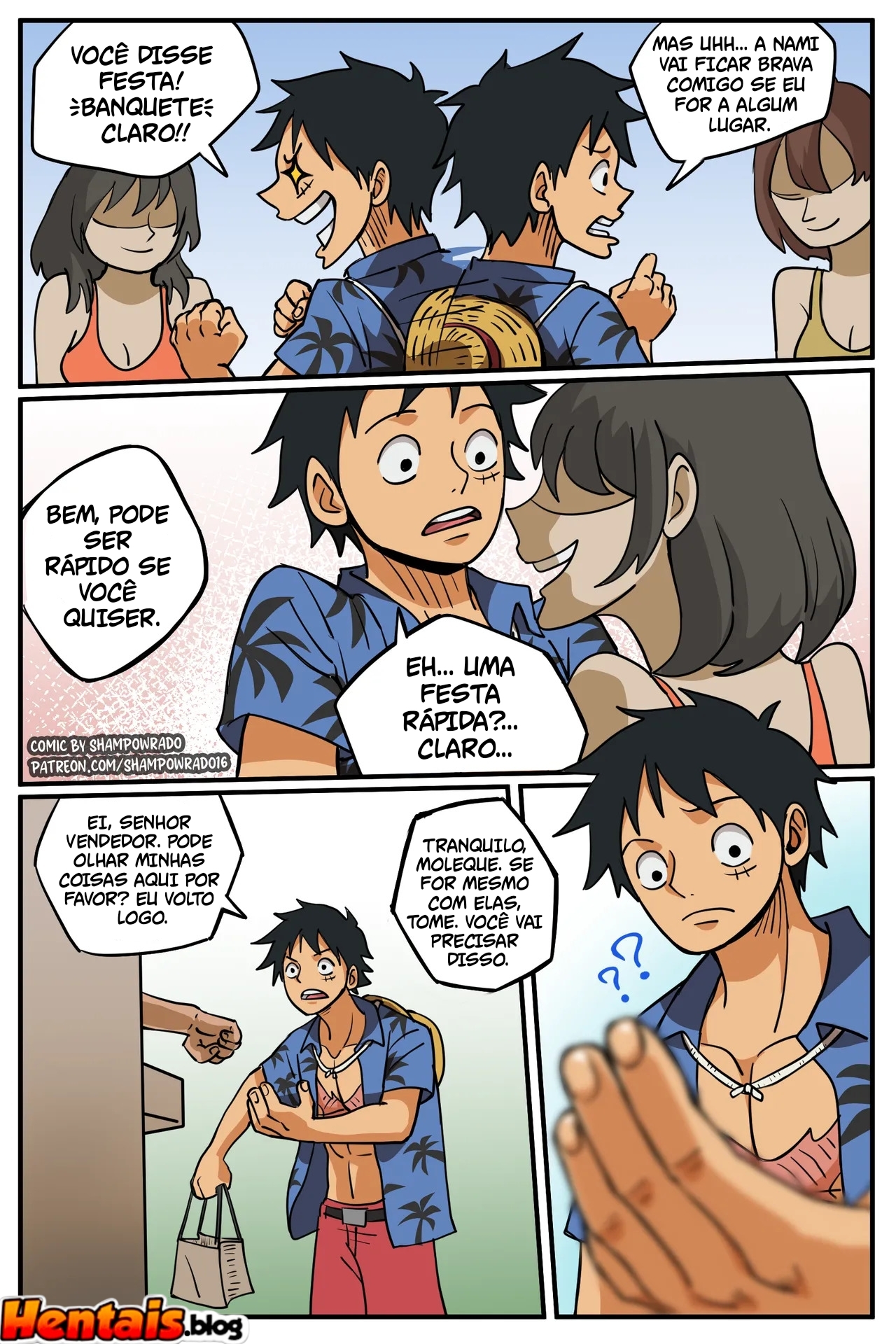 One Piece Porno: Descoberta Luffy x Nami - Página 3