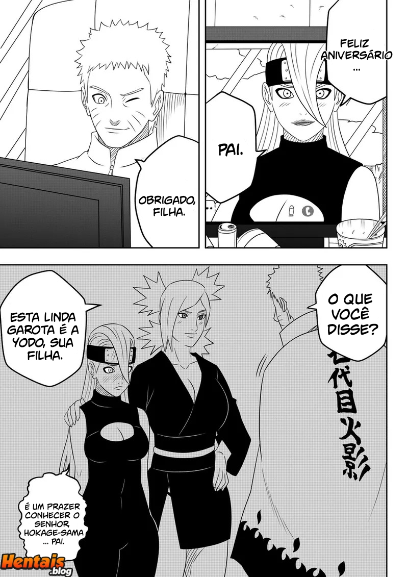 Naruto HQs Adultas: O Dever Do Hokage - Página 3