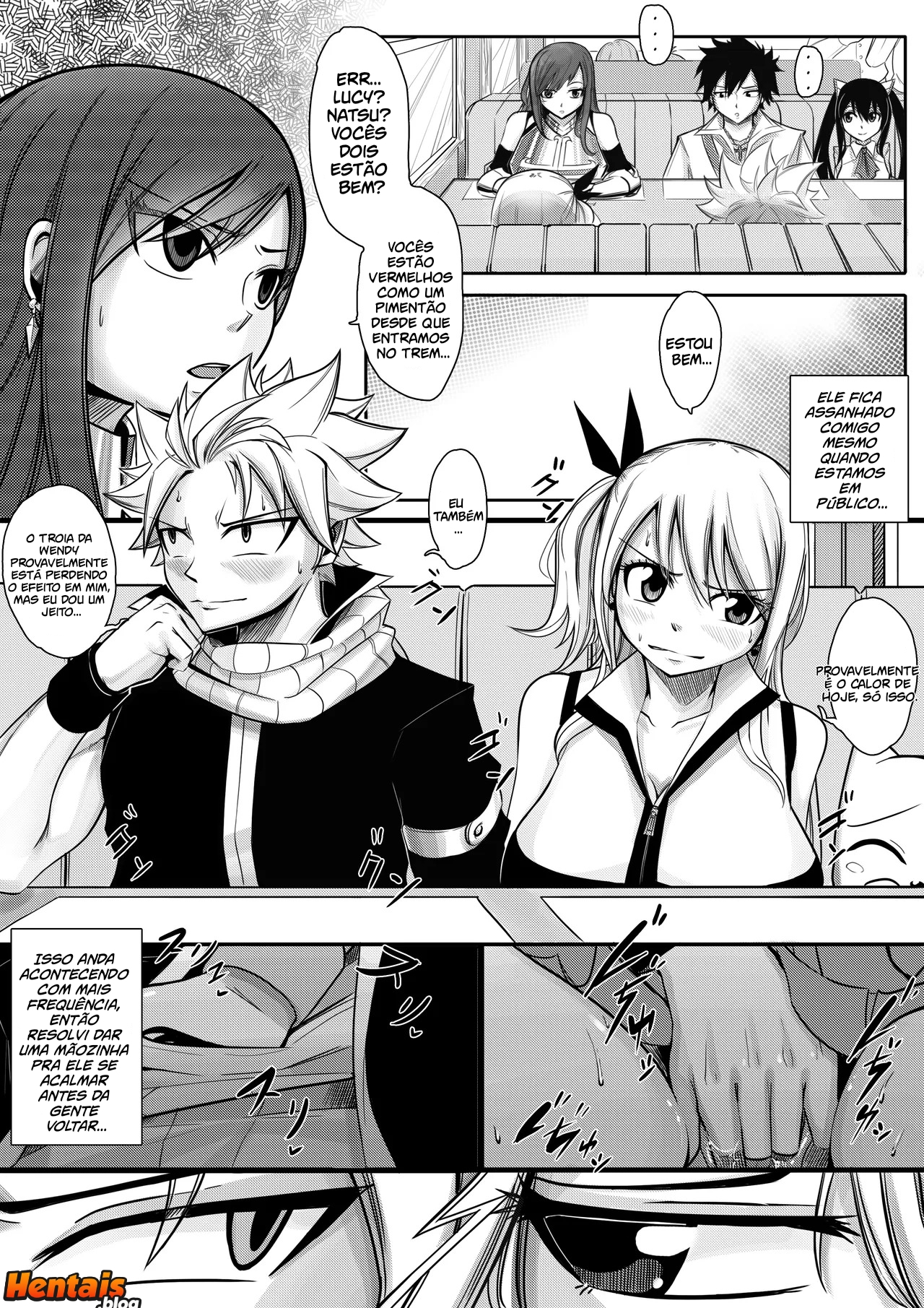 Fairy Tail Hentai: Calor de fada Cap.02 - Página 3