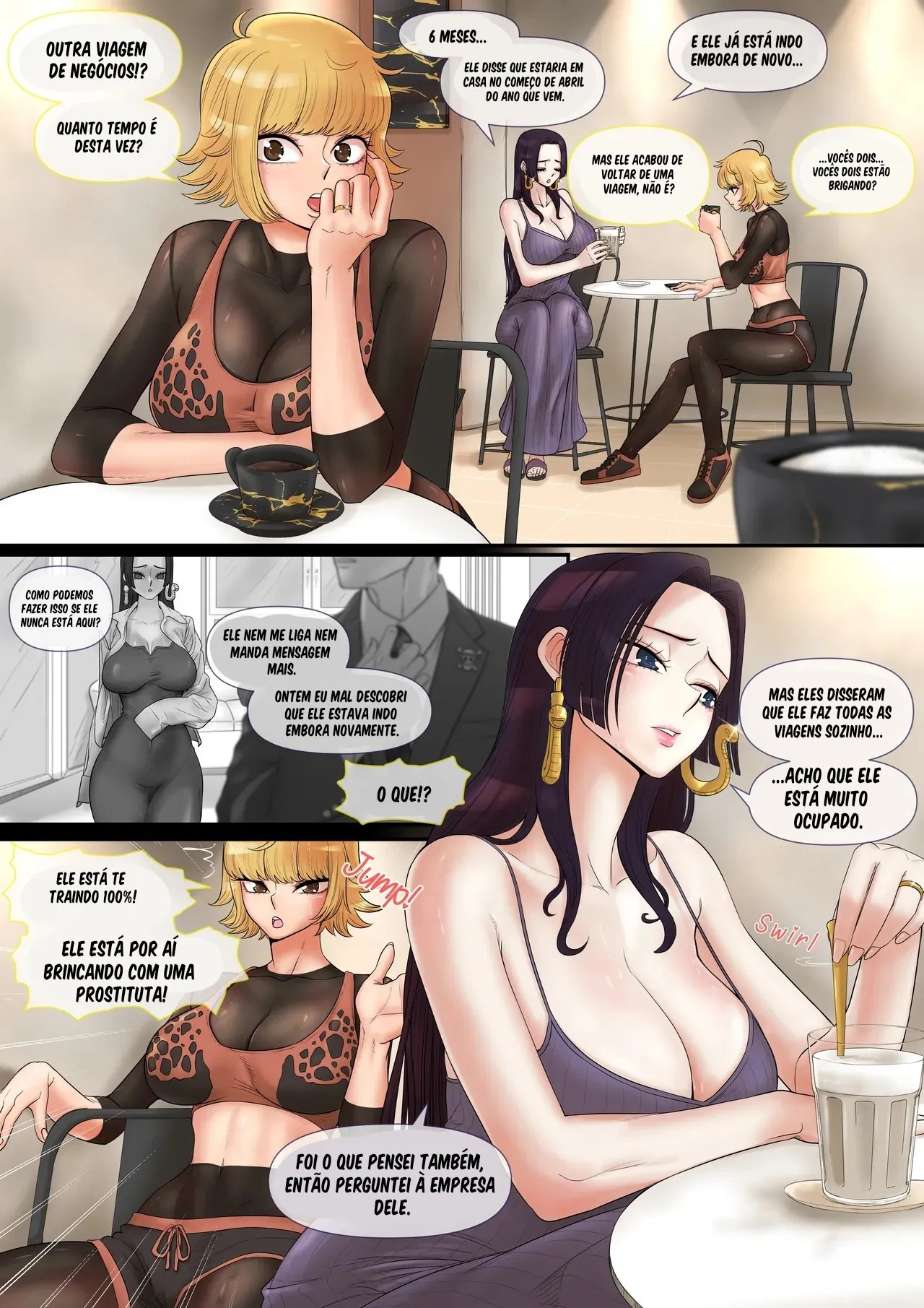 One Piece Hentai: A esposa de 30 anos que nunca teve nenhum ‘amor - Página 3