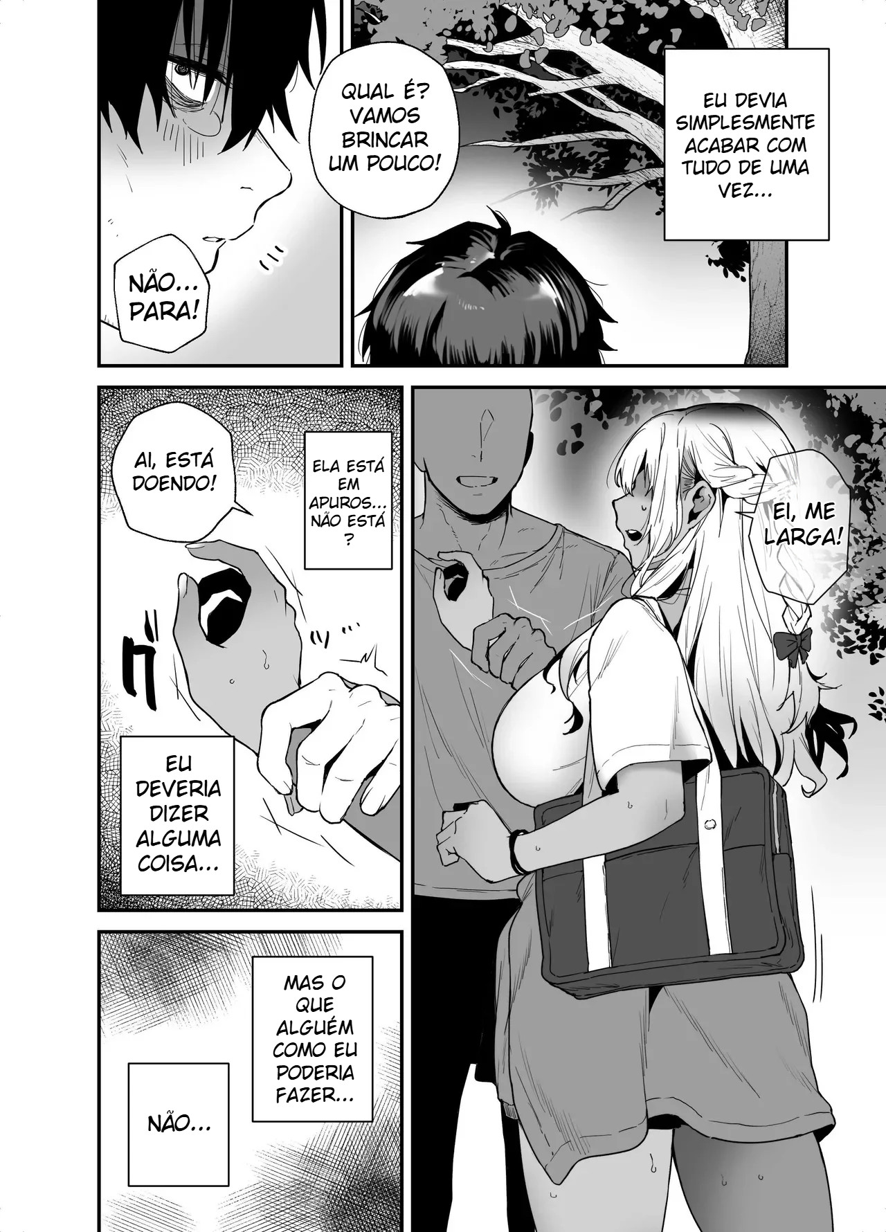 Retribuição da Gyaru: O Trabalhador Que Salvou Uma Gyaru Peituda de Um Rebelde E Acabou Tendo Um Romance Puro Com Ela - Página 3