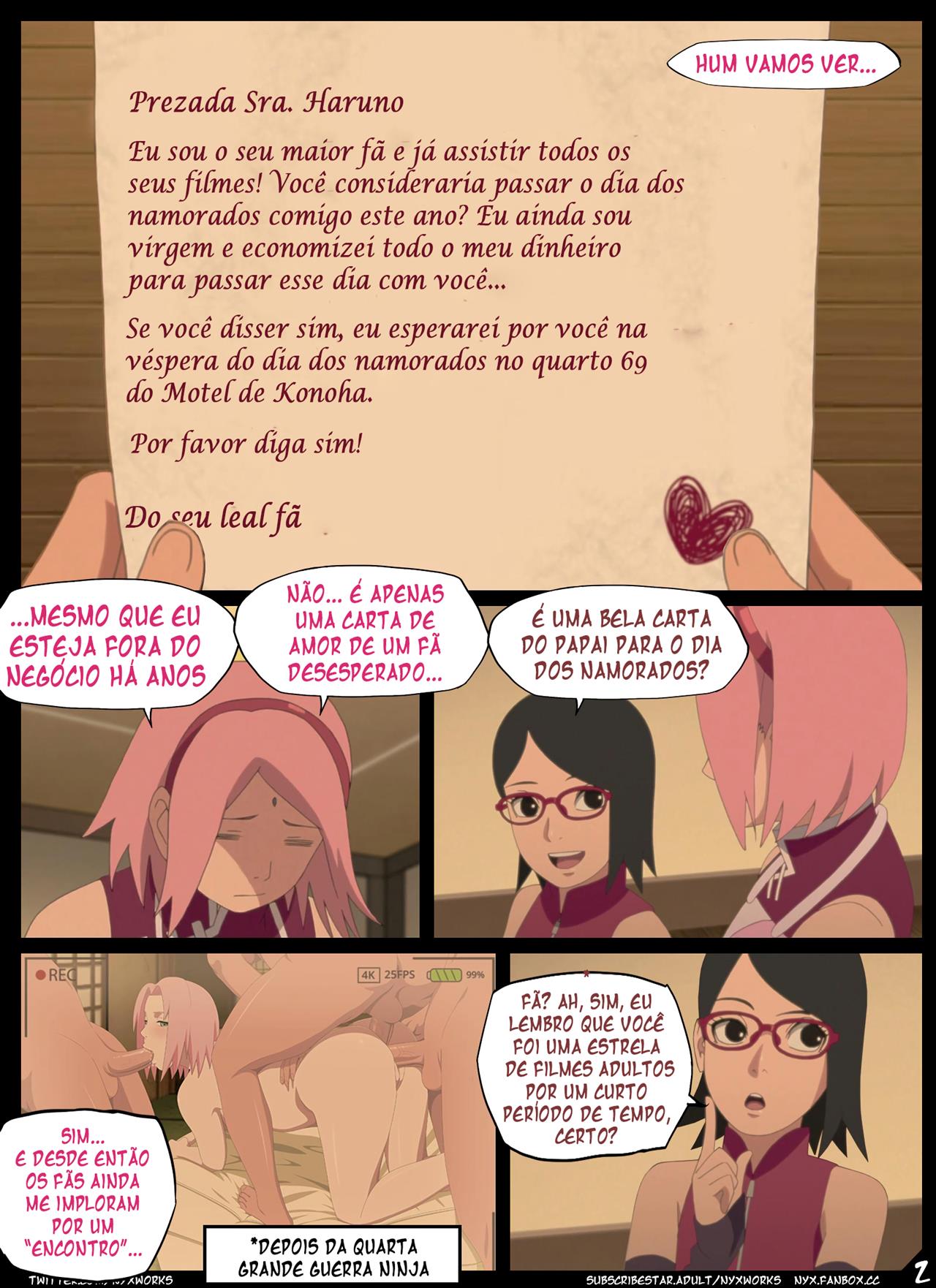 Passando o dia dos namorados com a Sakura - Página 3