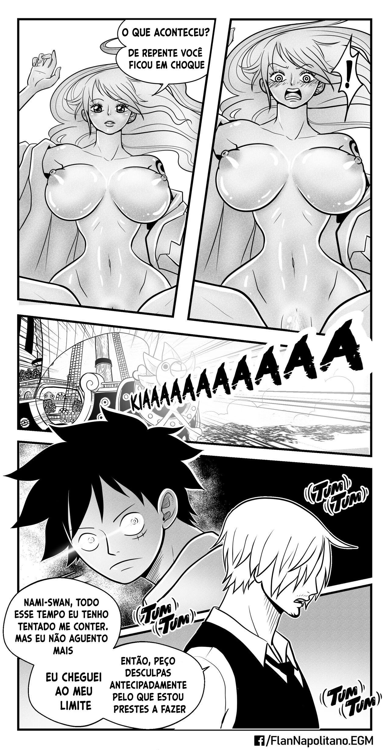 One Piece HQ Hentai: Flan Napolitan Cap.04 - Página 31