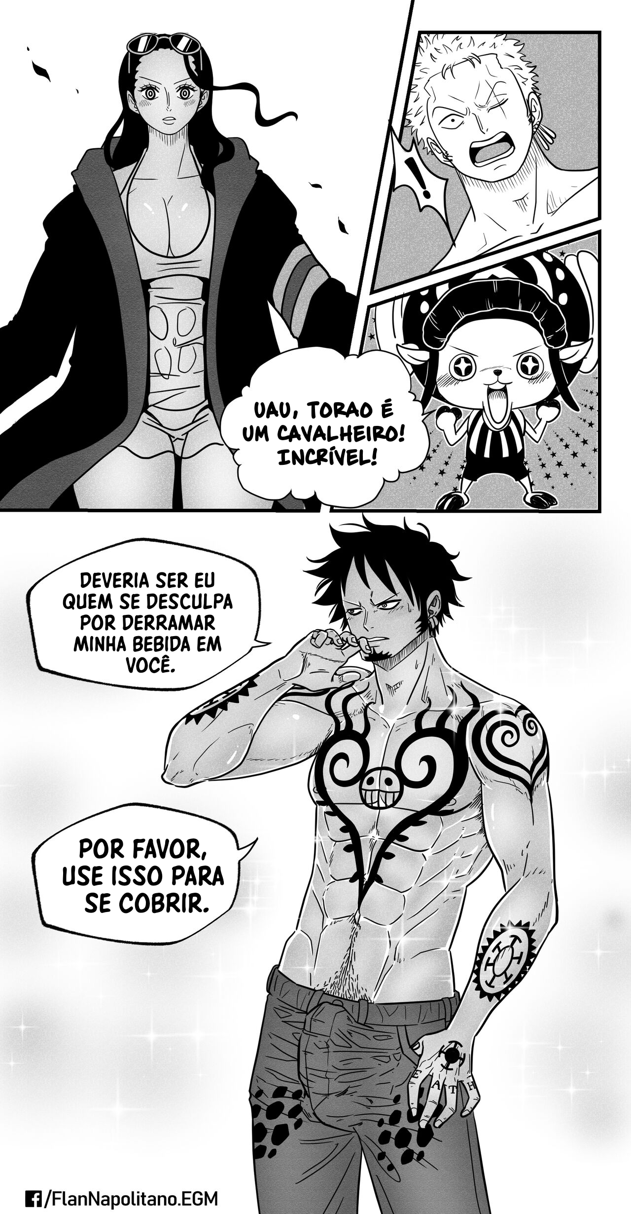 One Piece HQ Hentai: Flan Napolitan Cap.06 - Página 31
