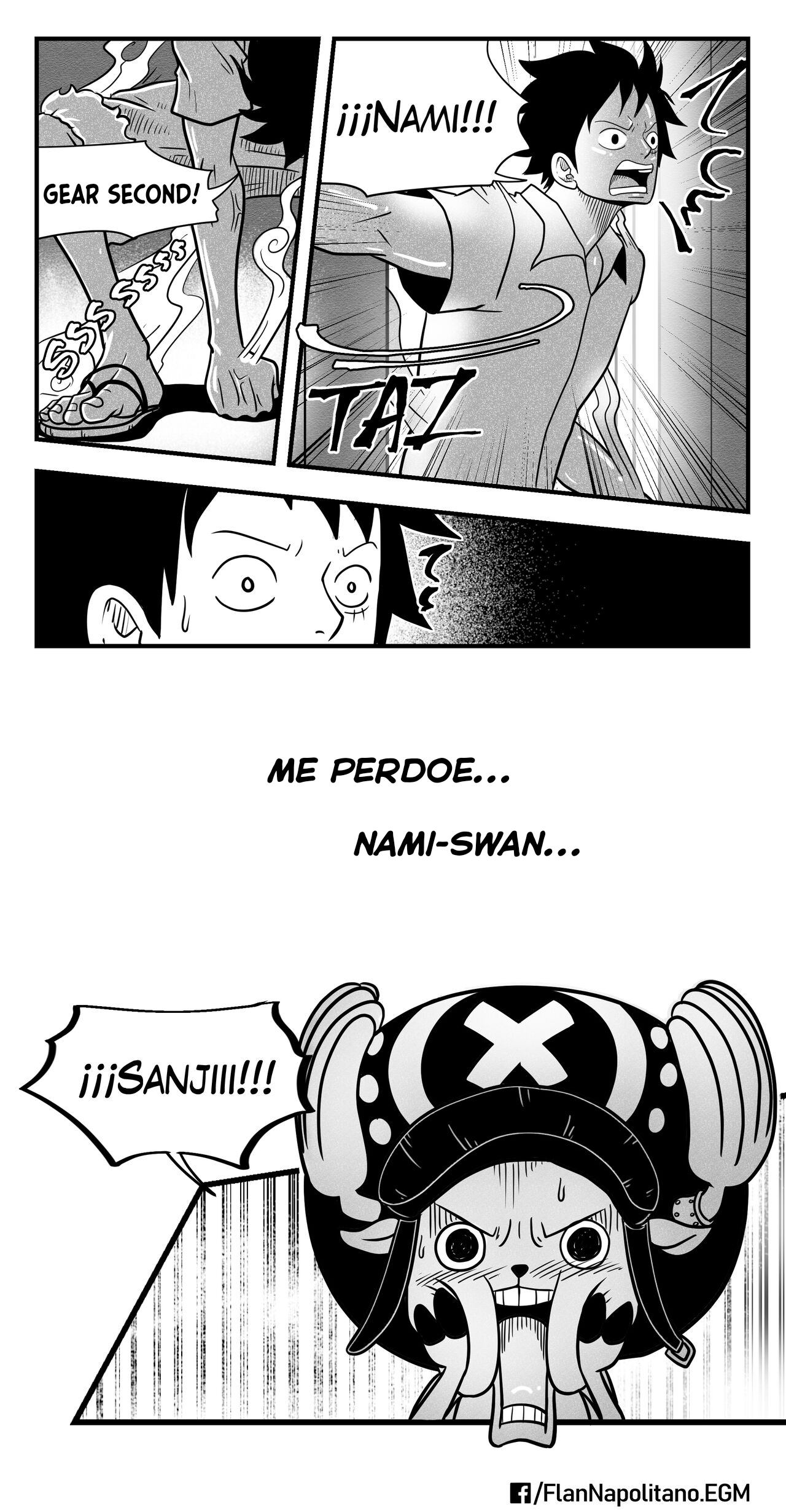One Piece HQ Hentai: Flan Napolitan Cap.04 - Página 32
