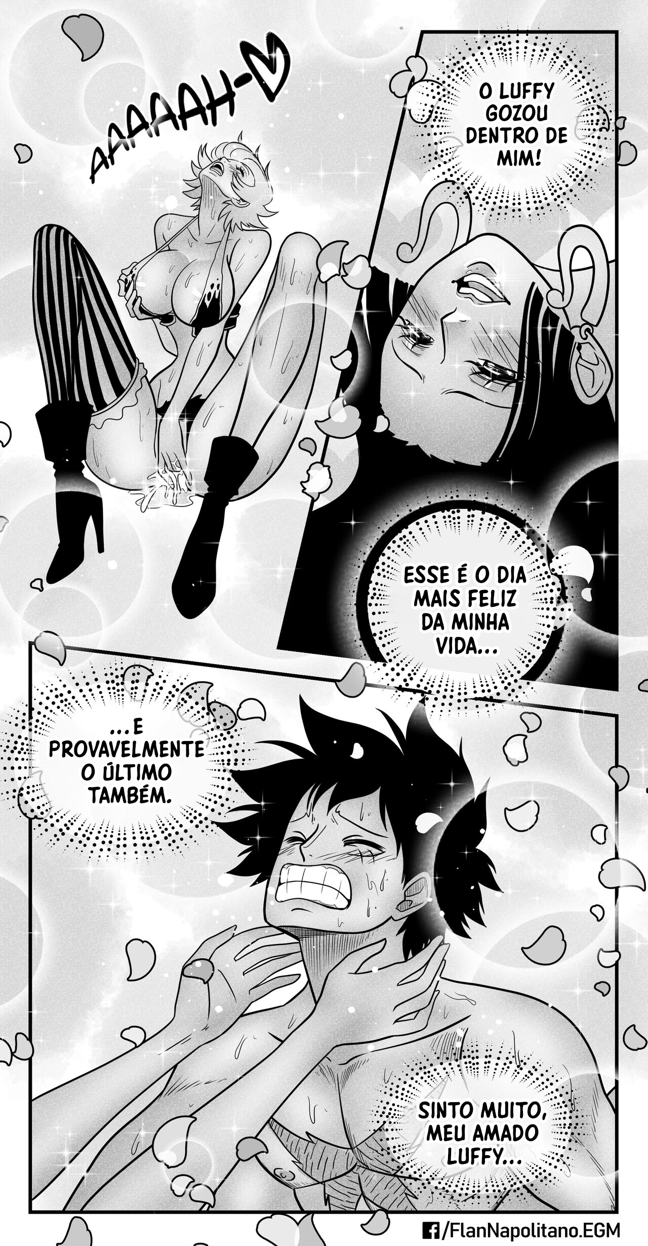 One Piece Porno: Especial Hancock x Luffy VL.02 - Página 32