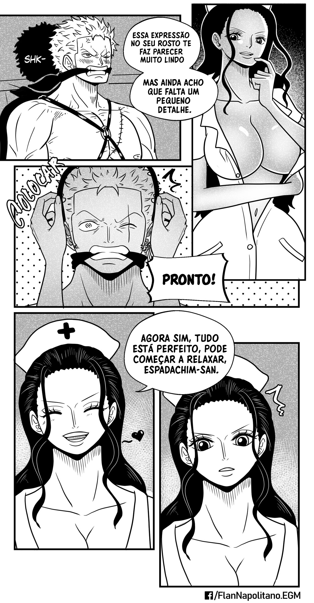 One Piece HQ Hentai: Flan Napolitan Cap.05 - Página 32