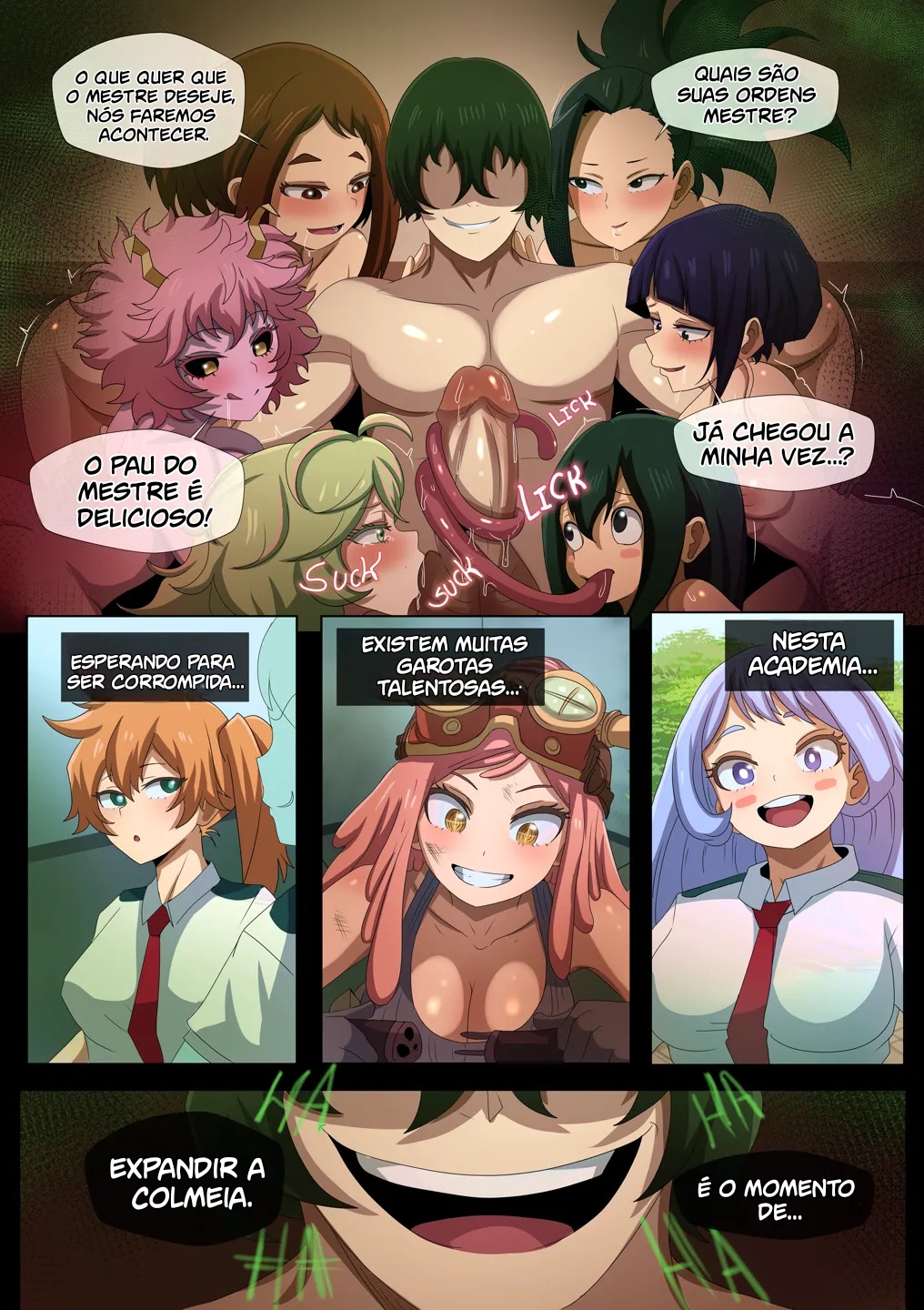 Boku No Hero Hentai: Corrupção de Heroína VL.3 - Página 33