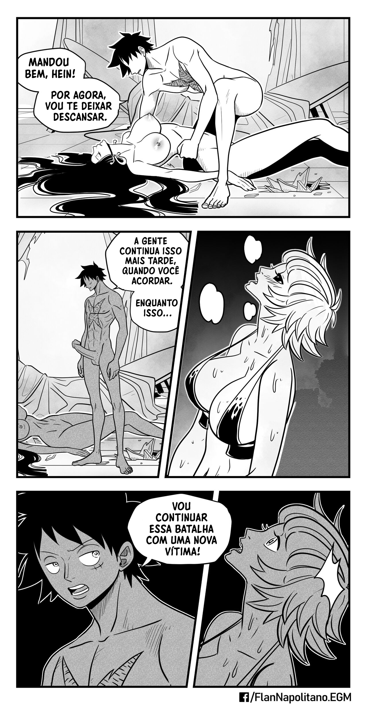 One Piece Porno: Especial Hancock x Luffy VL.02 - Página 34