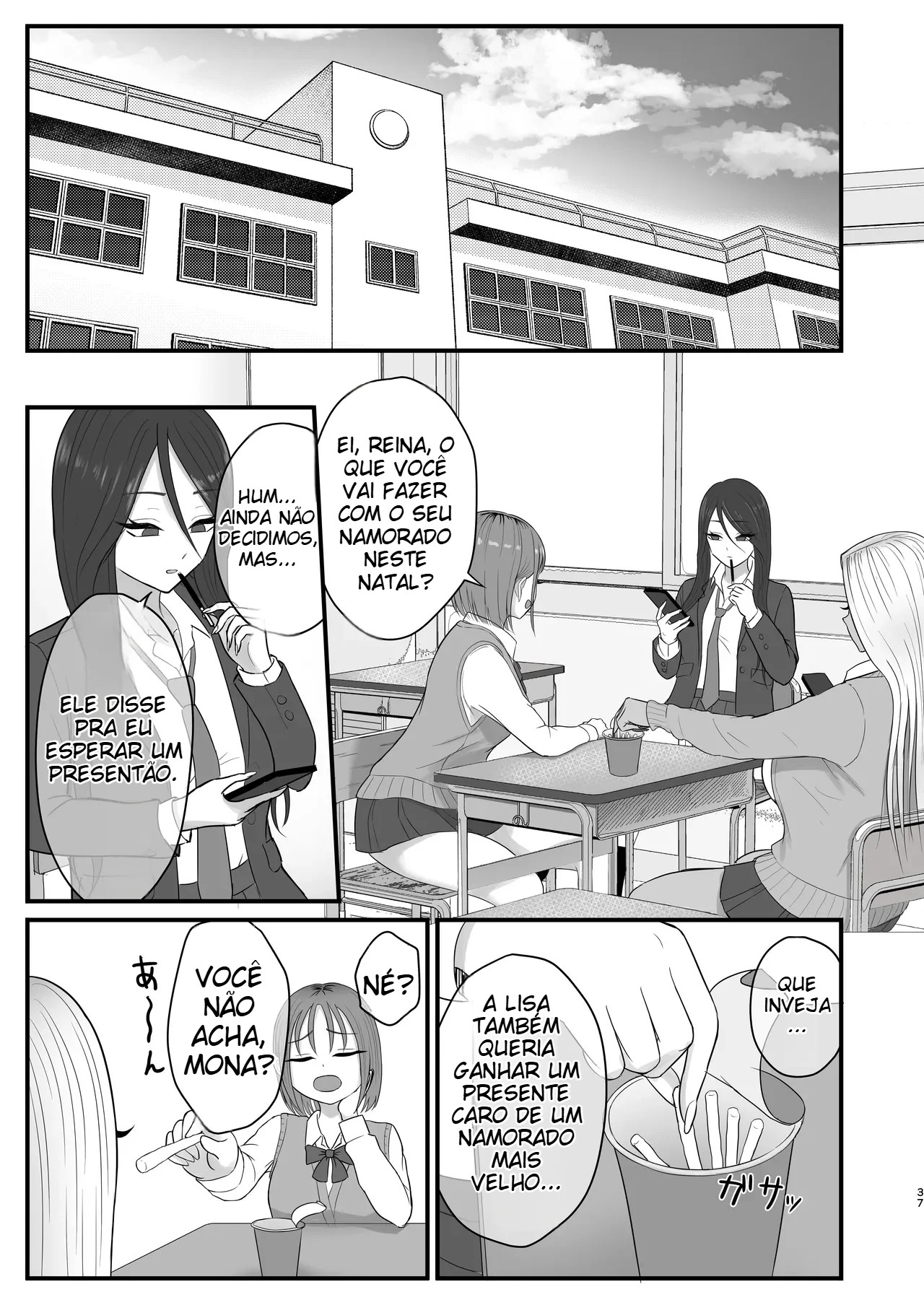 Minha Amiga Gyaru Que No Fundo Cede Fácil à Insistência - Página 34