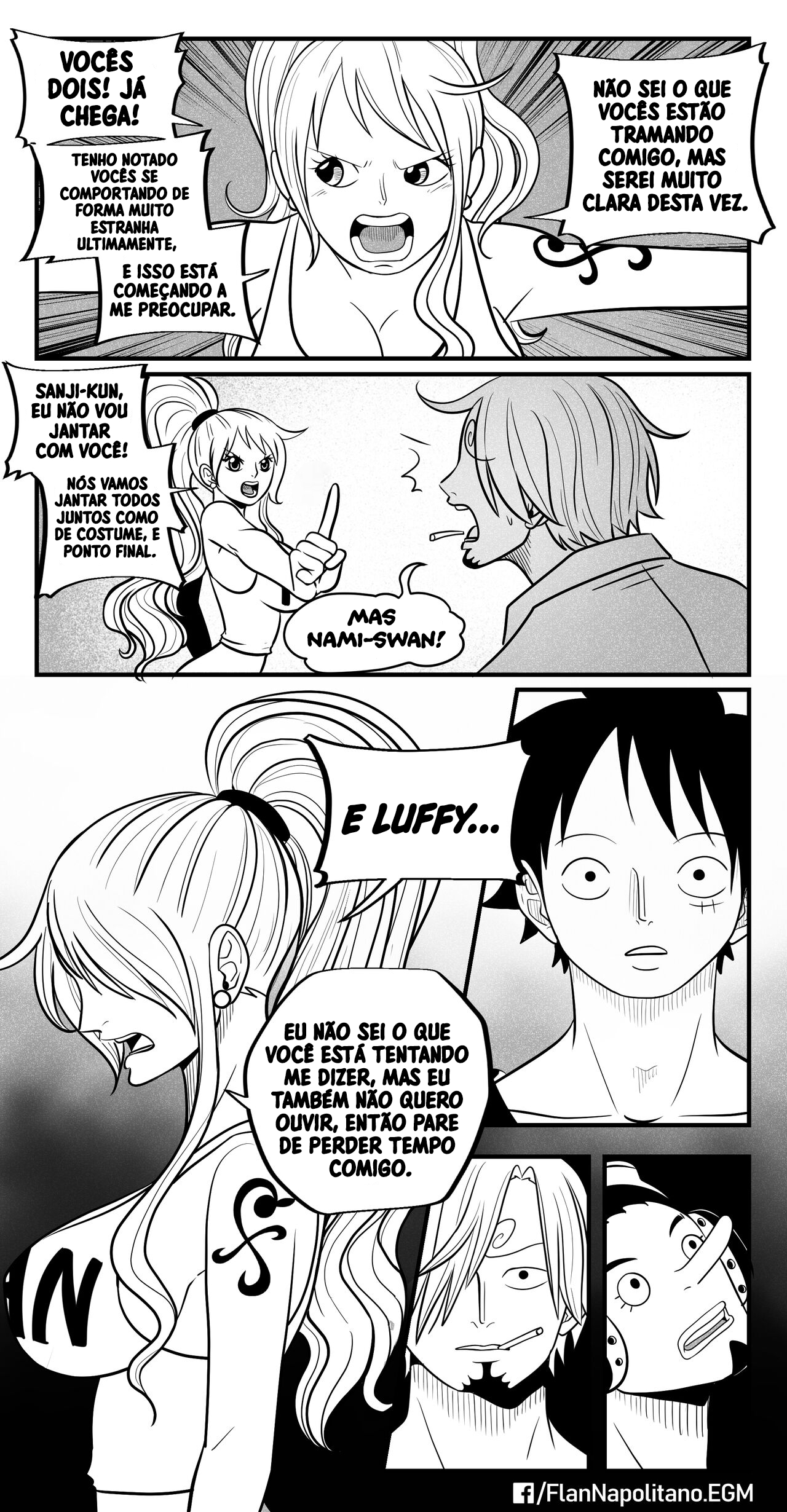 One Piece HQ Hentai: Flan Napolitan Cap.06 - Página 35