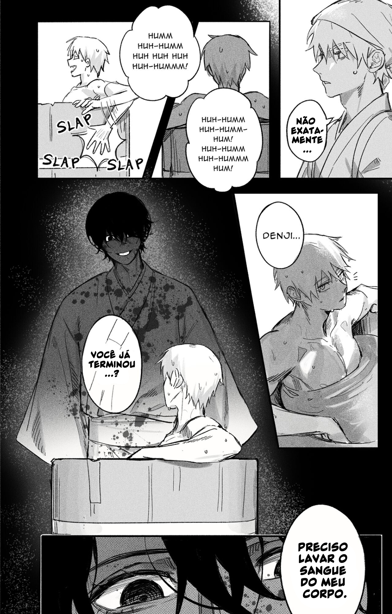 Chainsaw Man Hentai Gay: Hirofumi x Denji - Página 35
