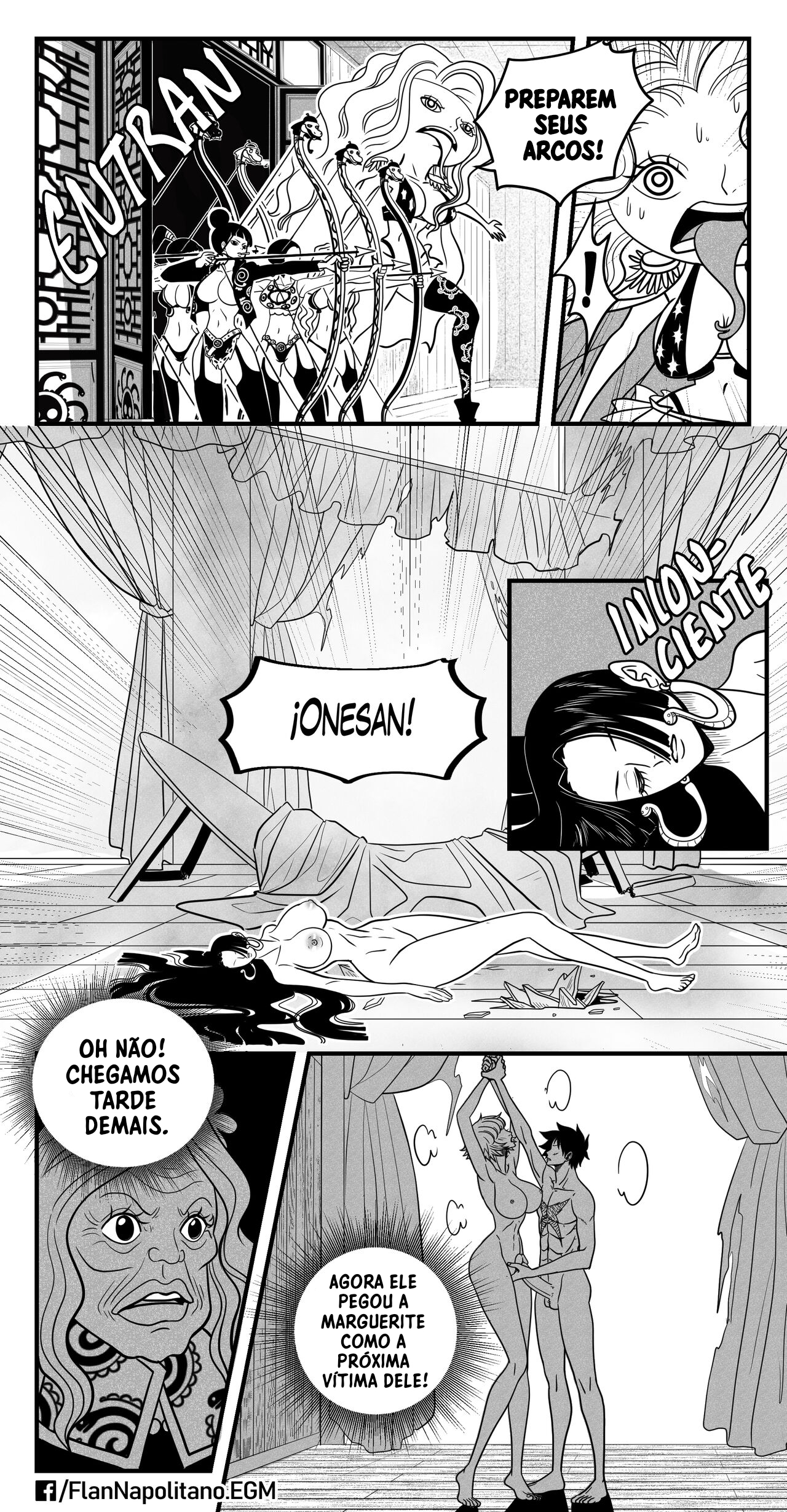 One Piece Porno: Especial Hancock x Luffy VL.02 - Página 36