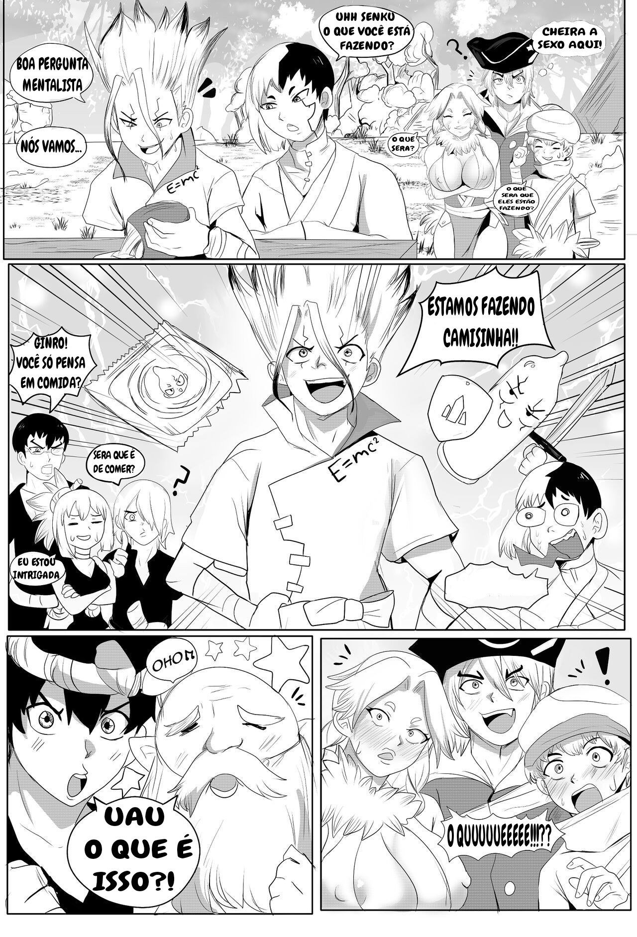Dr. Stone Porno: Caverna Secreta - Página 37