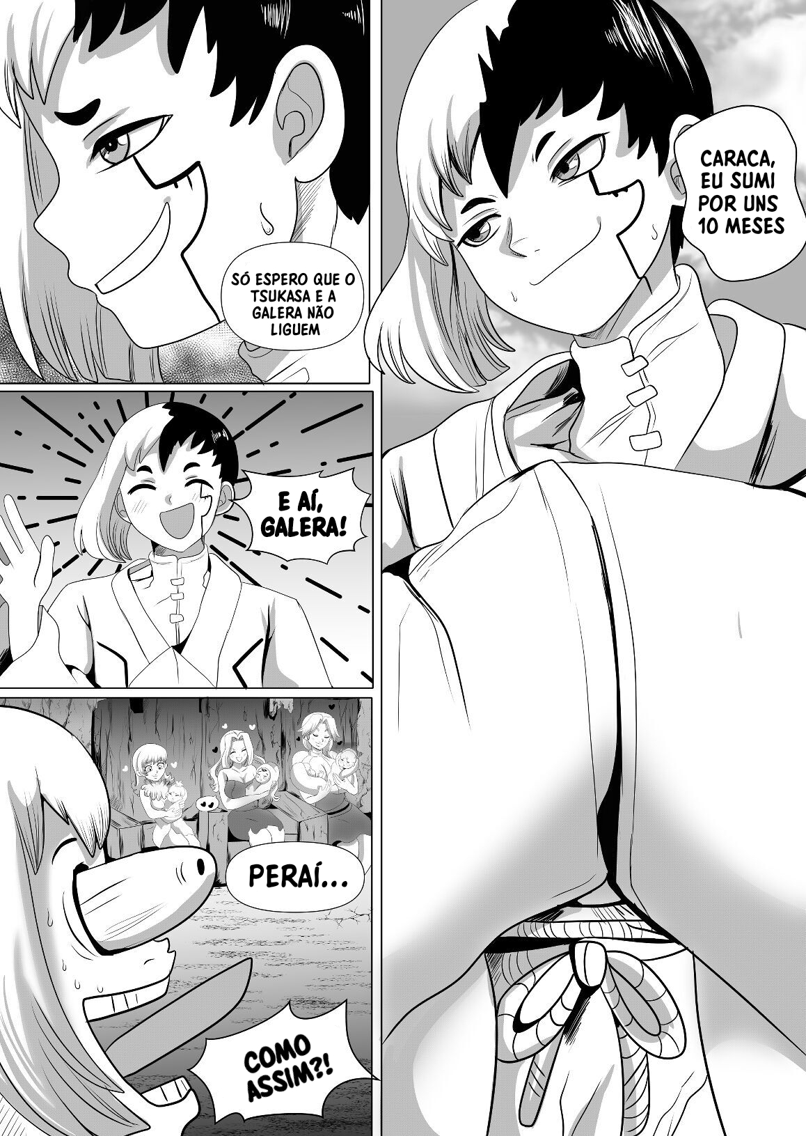 Dr. Stone HQ Hentai: A Historia Alternativa - Página 37