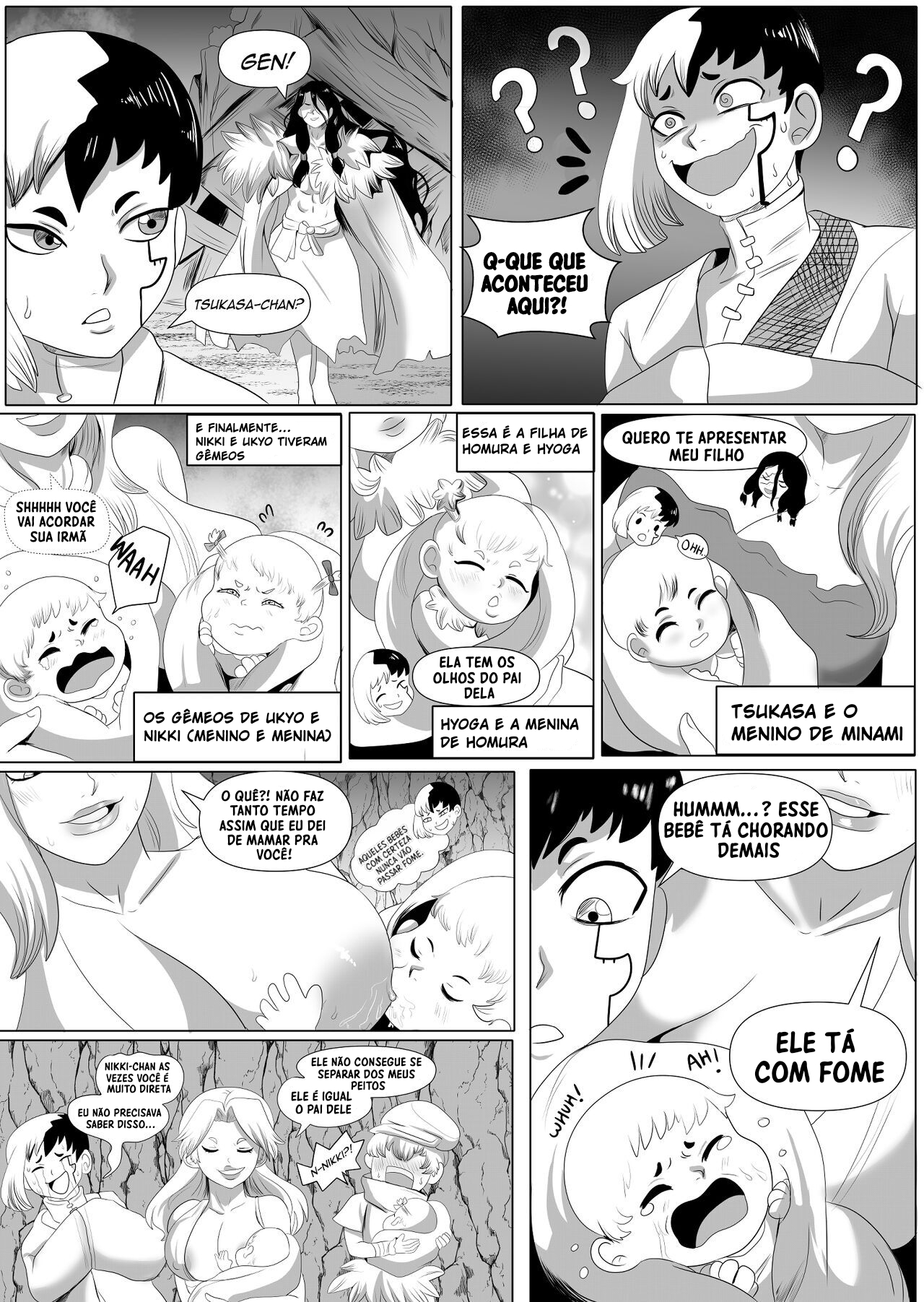 Dr. Stone HQ Hentai: A Historia Alternativa - Página 38