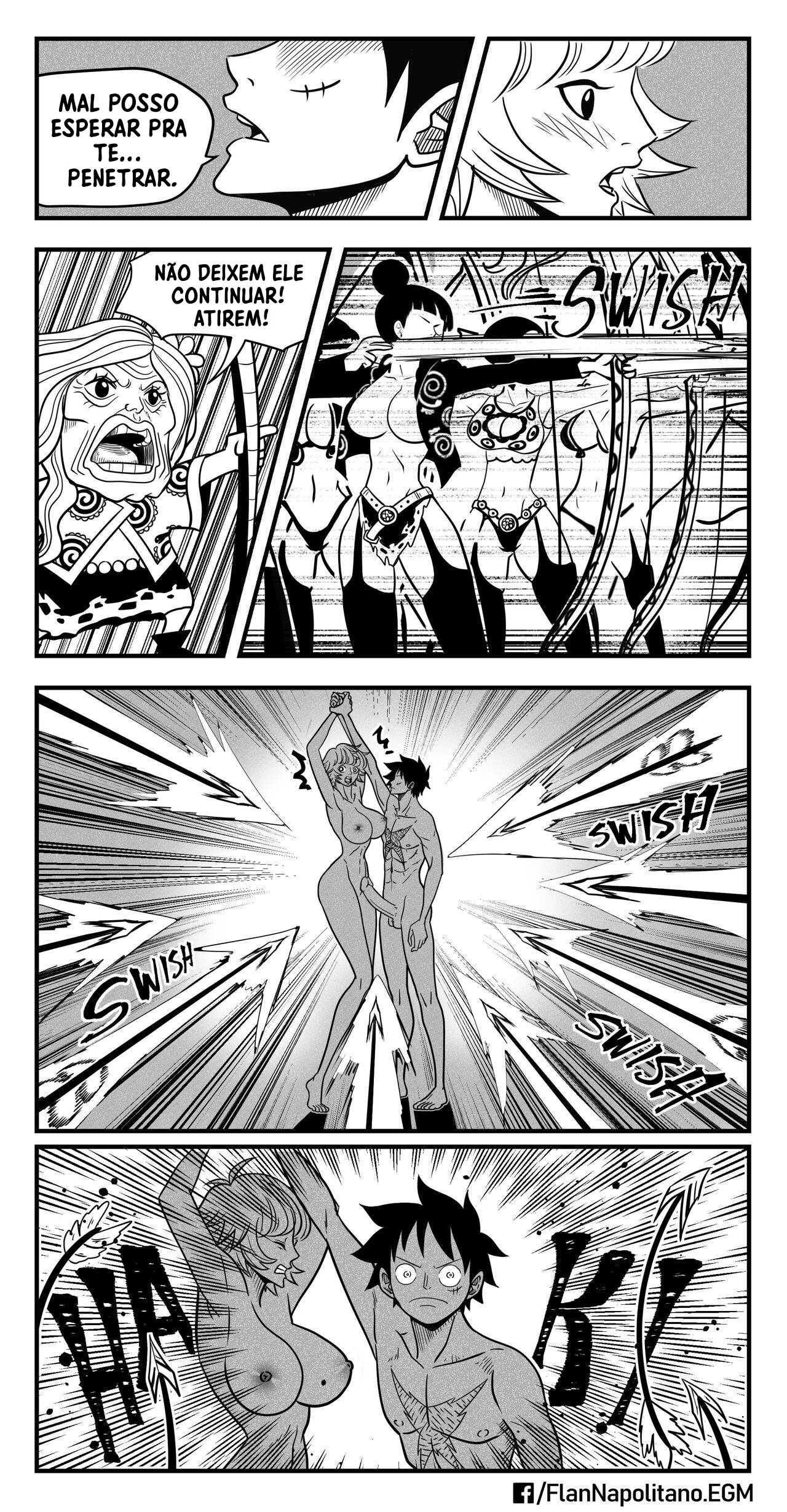 One Piece Porno: Especial Hancock x Luffy VL.02 - Página 38