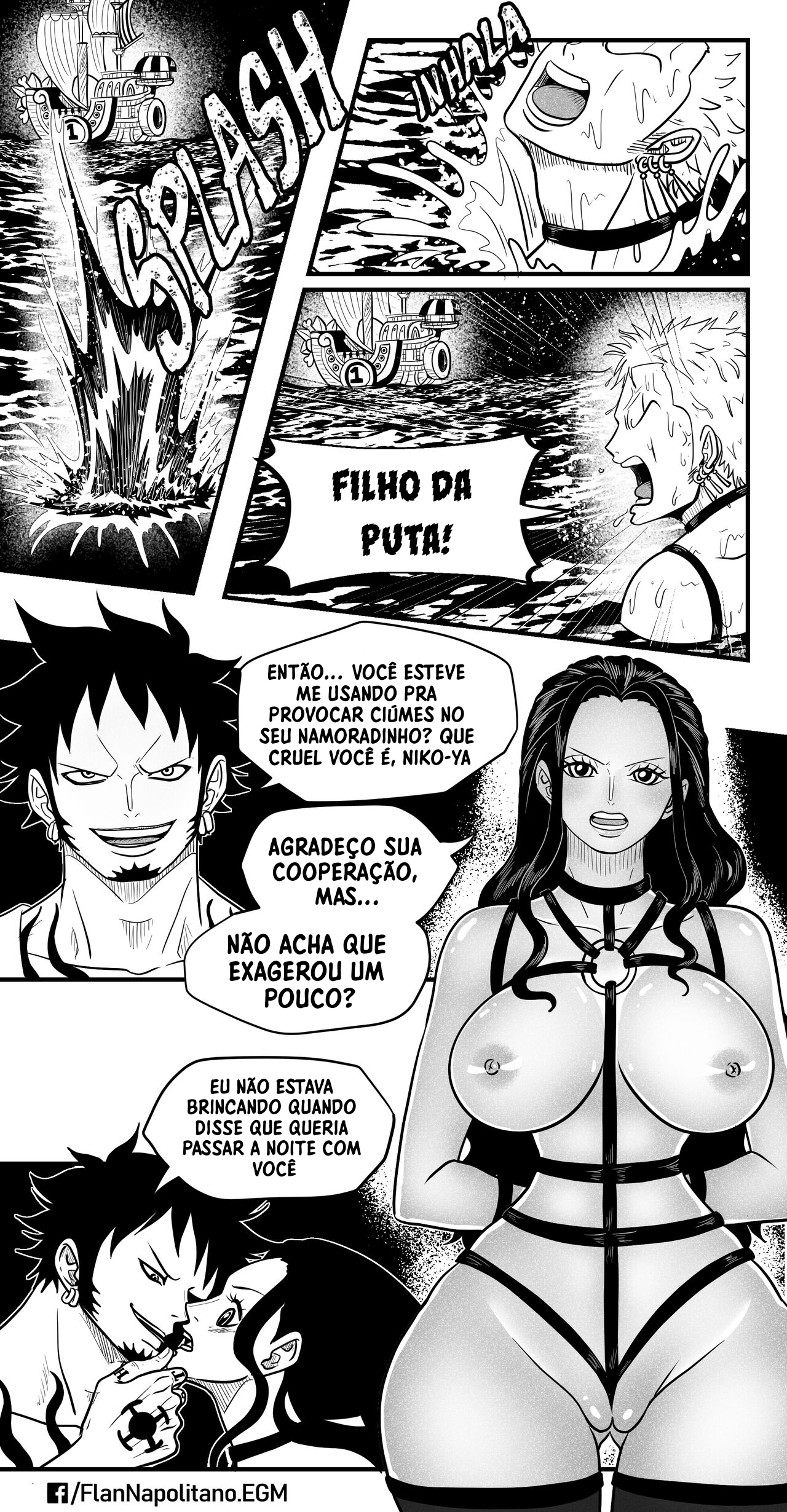 One Piece HQ Hentai: Flan Napolitan Cap.07 - Página 38