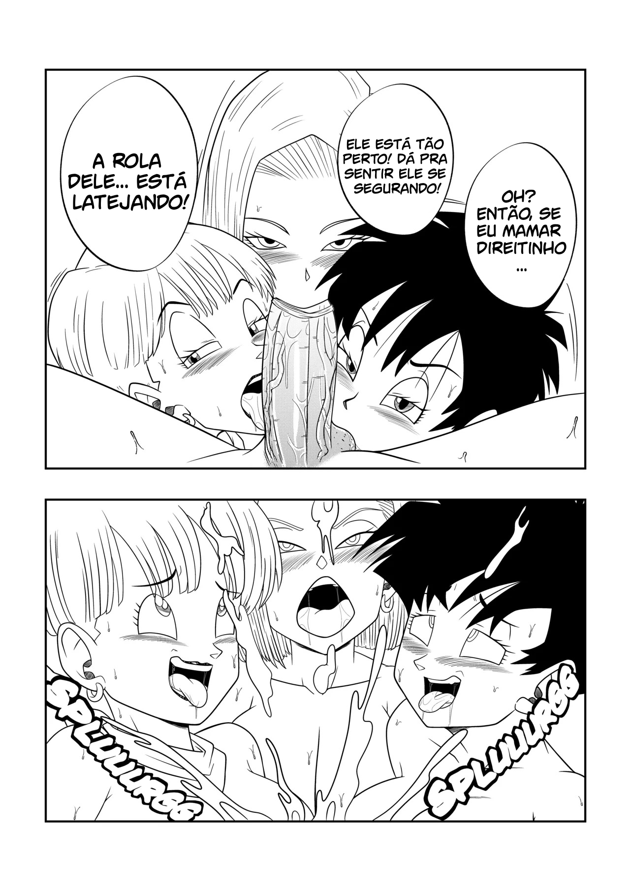 Dragon Ball HQ Porno: Entre As Sombras do Palácio Cap.03 - Página 38