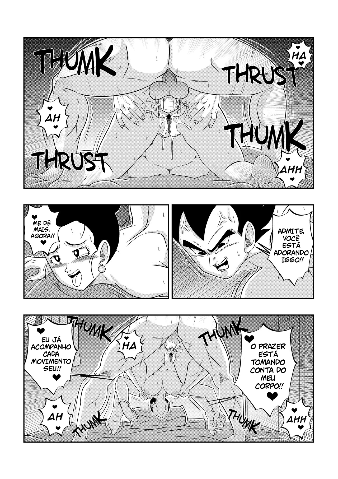 Dragon Ball Z Porno: Uma Visita Inesperada - Página 38