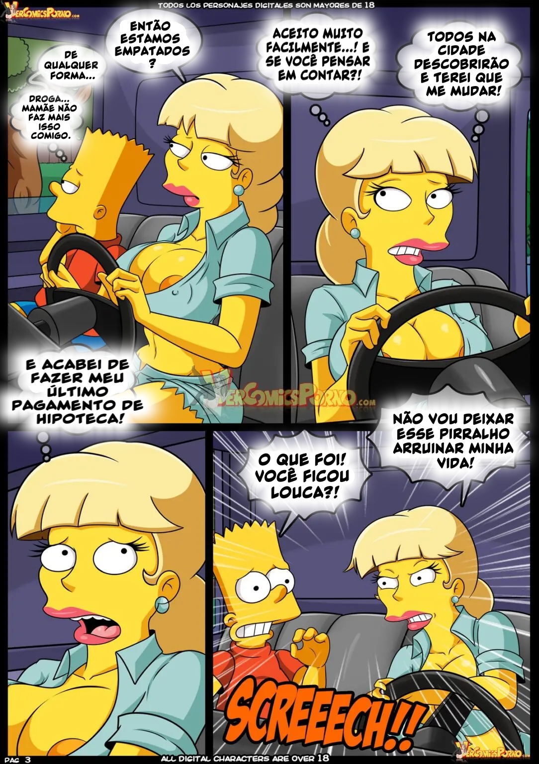 Os Simpsons Porno: Velhos Costumes VL.09 - Página 4