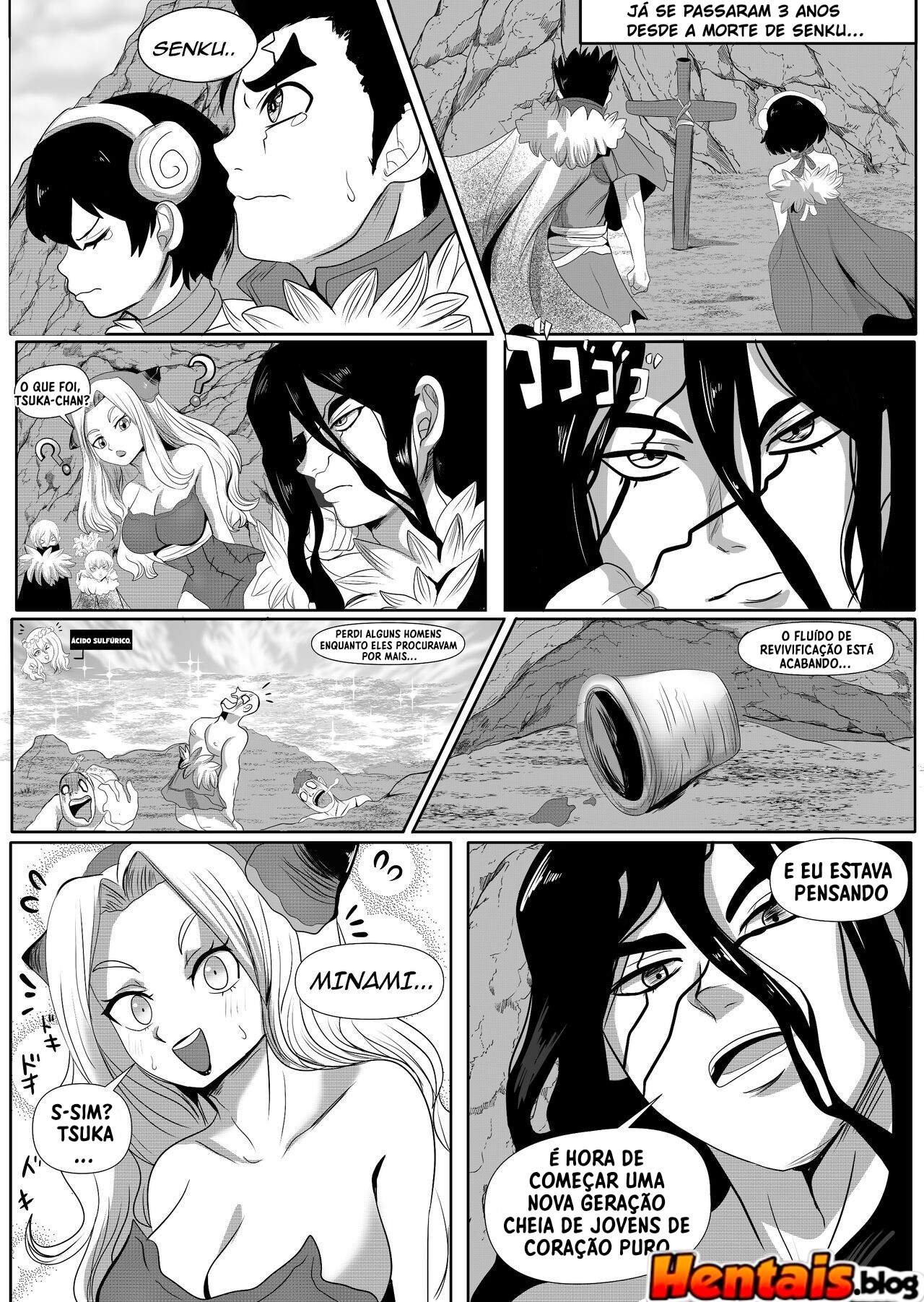 Dr. Stone HQ Hentai: A Historia Alternativa - Página 4