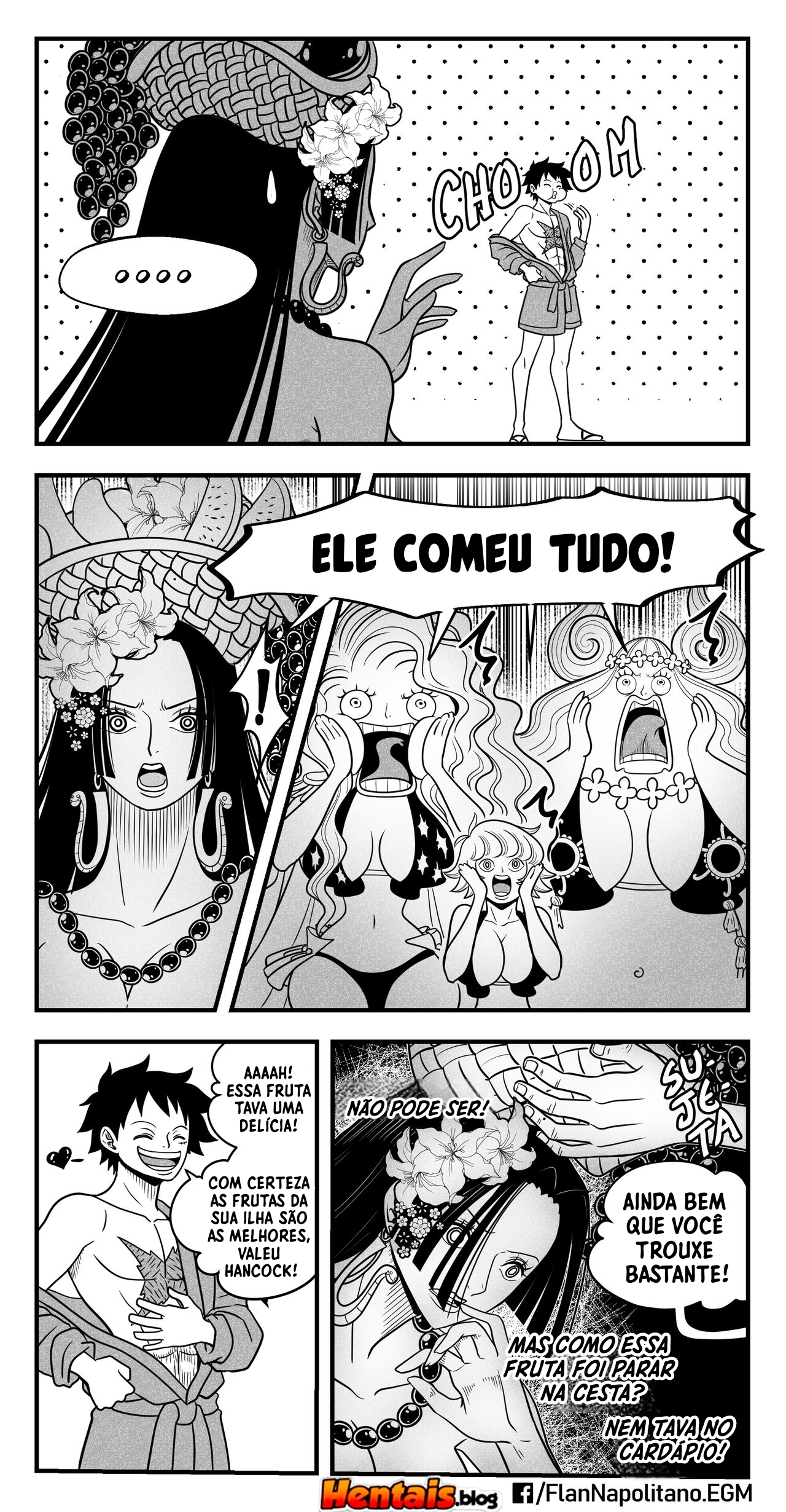 One Piece Porno: Especial Hancock x Luffy VL.02 - Página 4