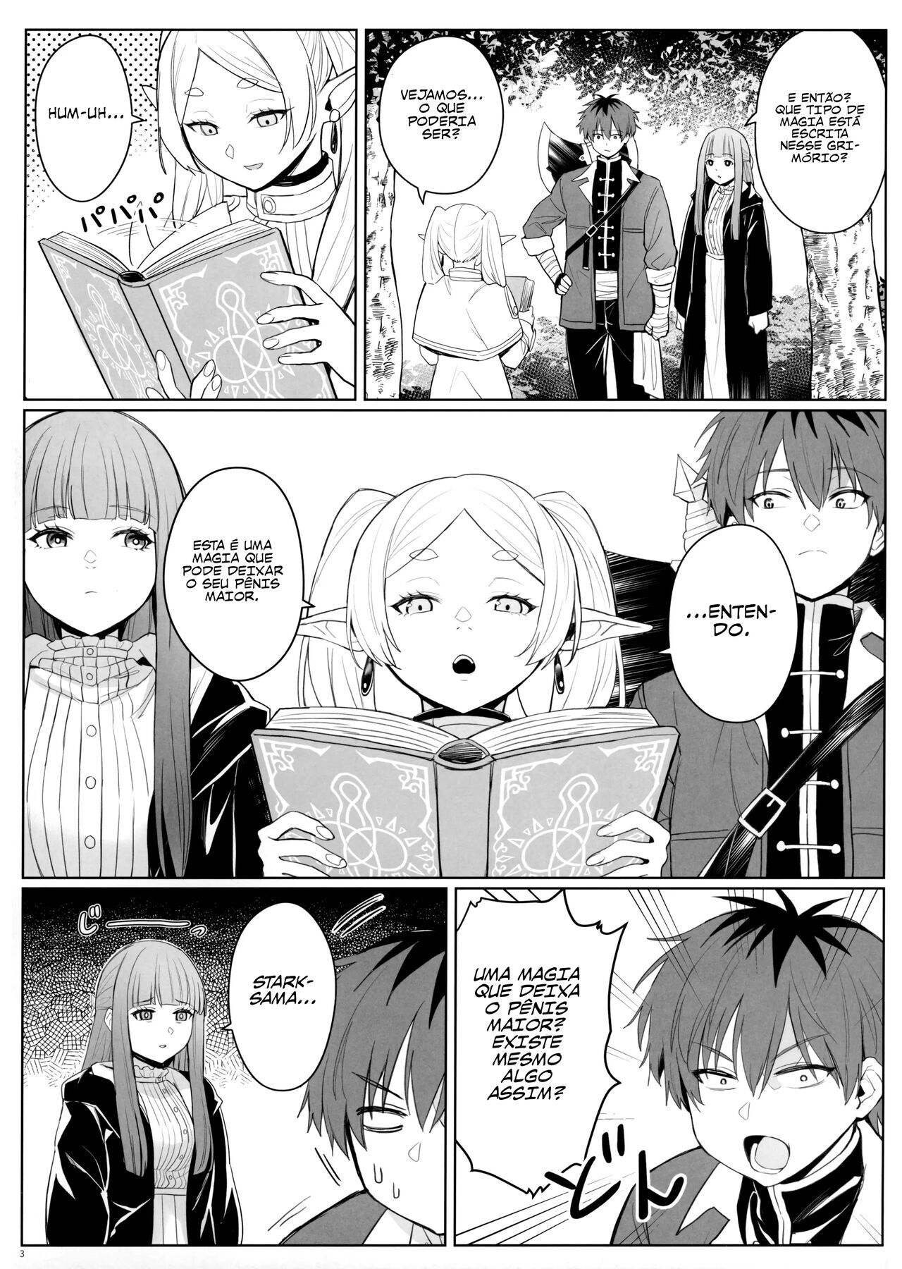Sousou No Frieren Porno: Magia Para Aumentar o Pênis - Página 4