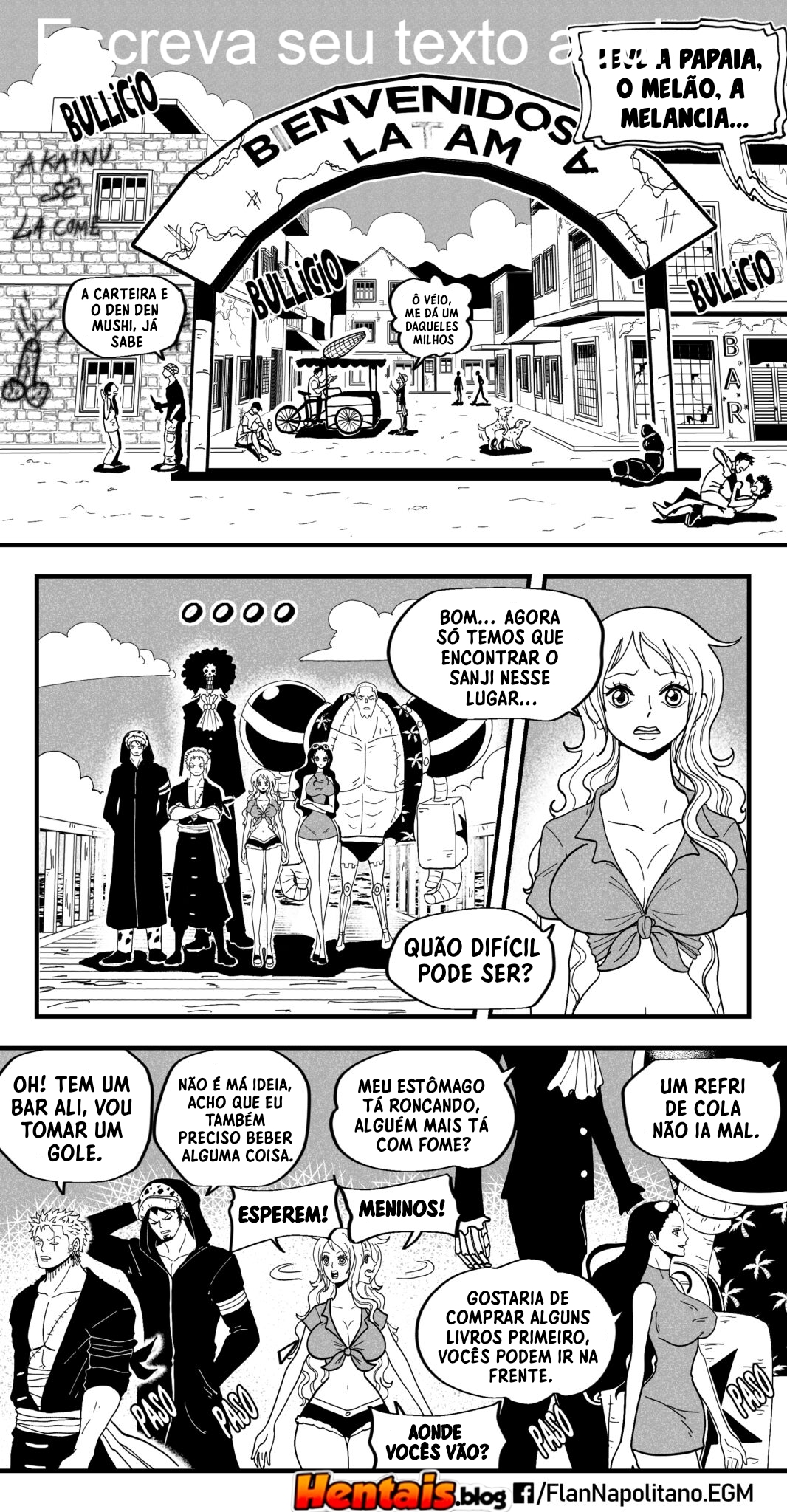 One Piece HQ Hentai: Flan Napolitan Cap.10 - Página 4